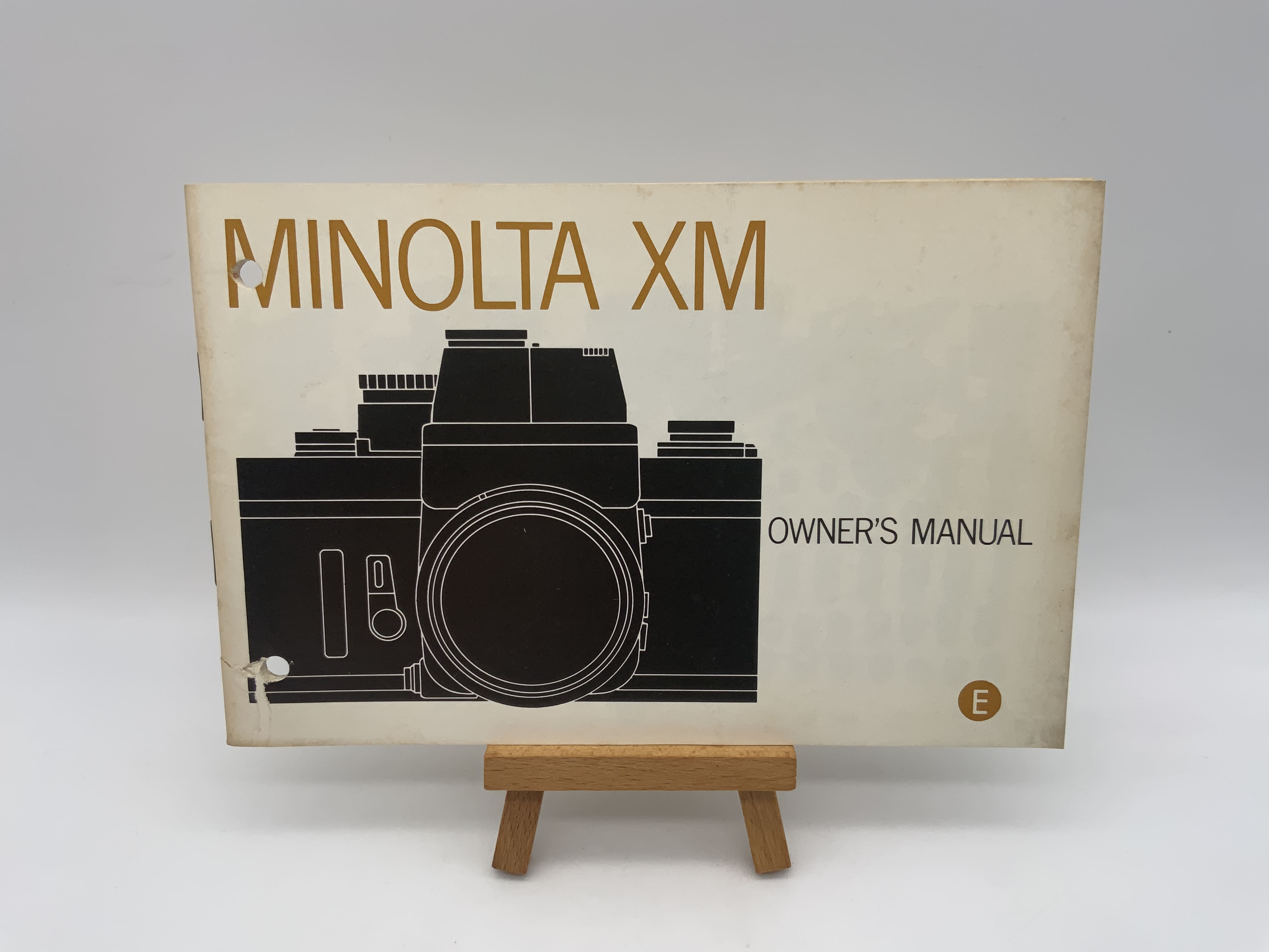 Minolta XM Owners Manual Bedienungsanleitung Englisch