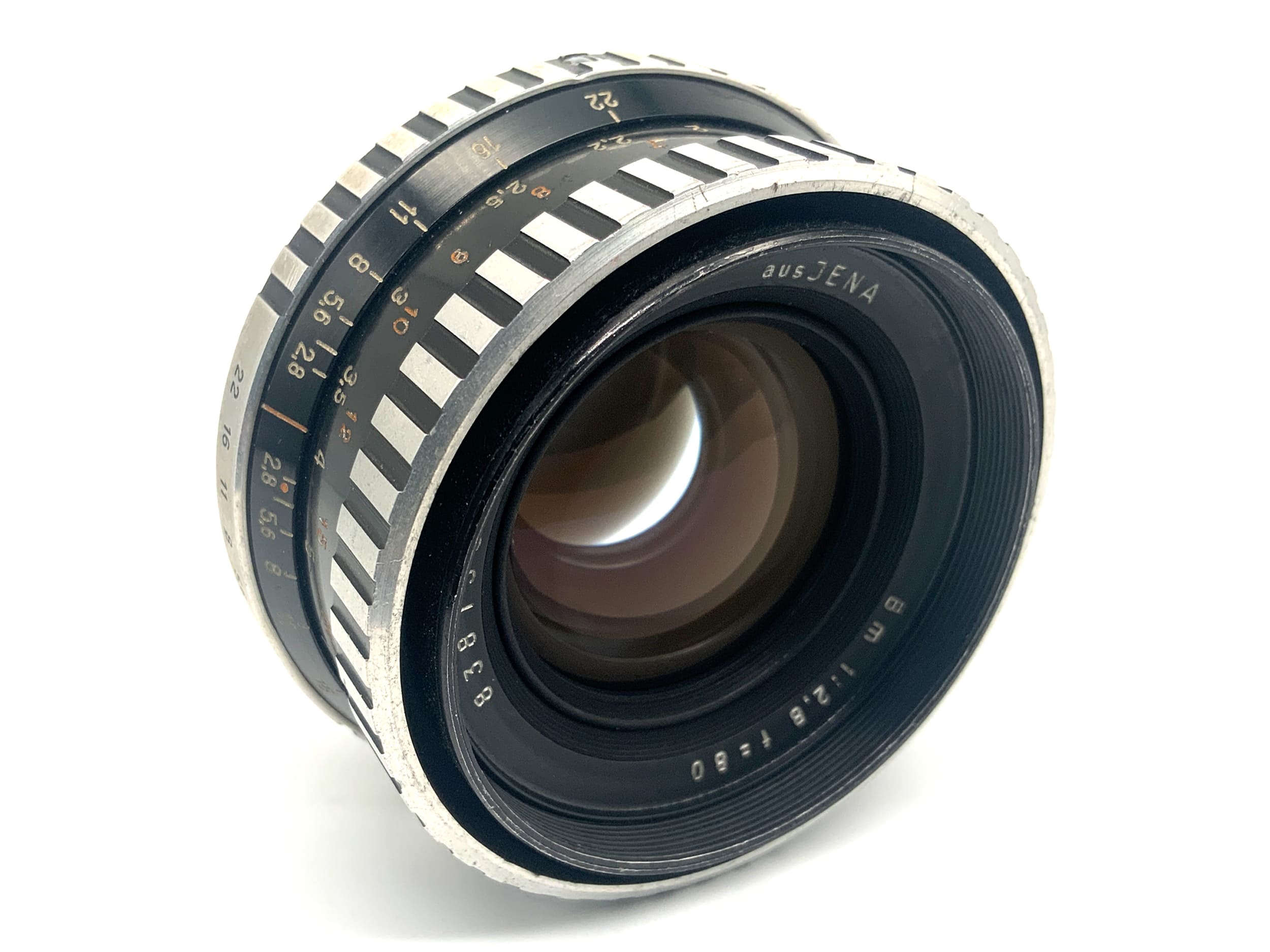 Carl Zeiss "aus Jena" Biometar 80mm 1:2.8 Zebra Festbrennweite (Pentacon Six)