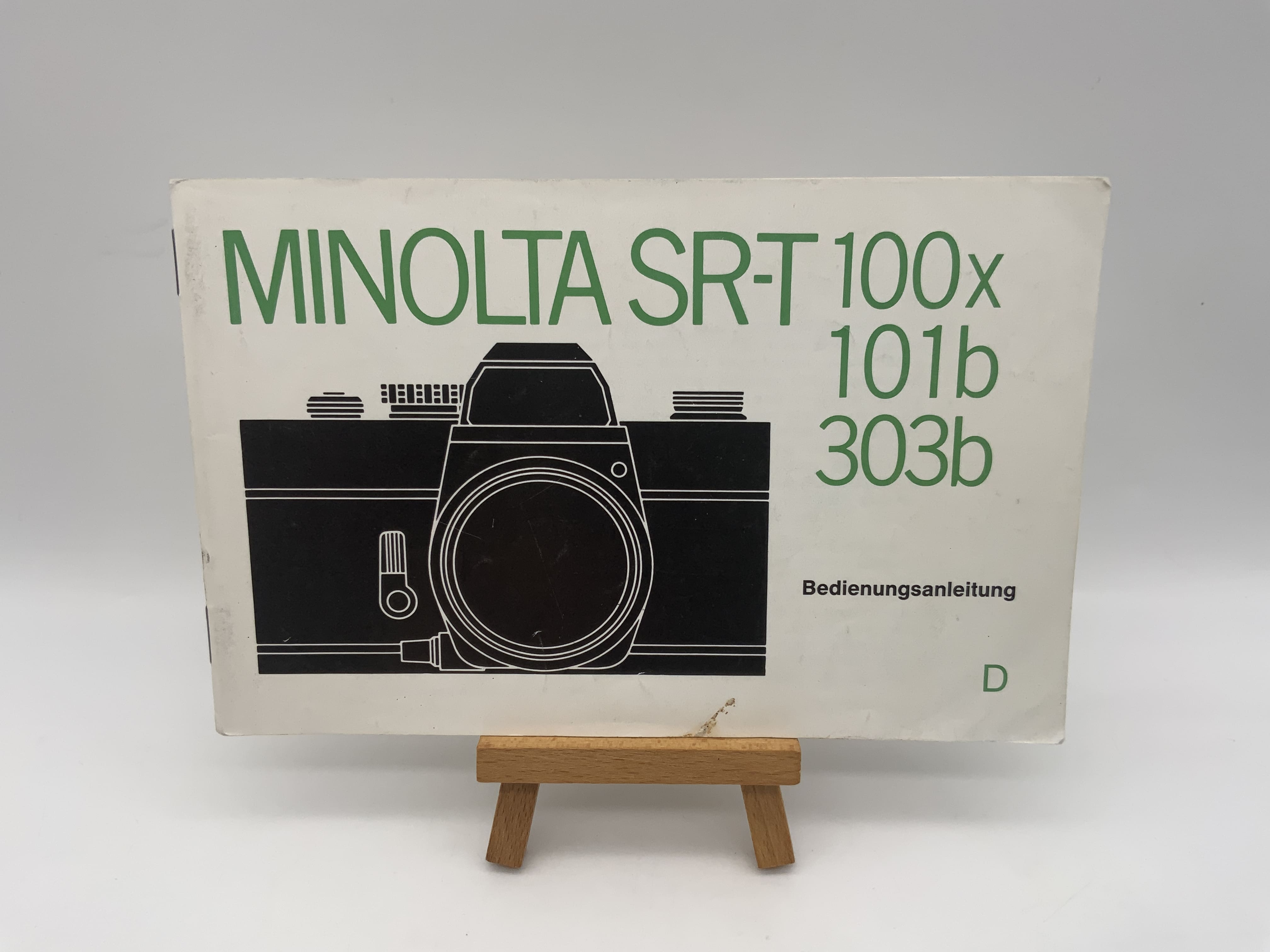 Minolta SRT 100x / 101b / 303b Gebrauchsanweisung Bedienungsanleitung Deutsch