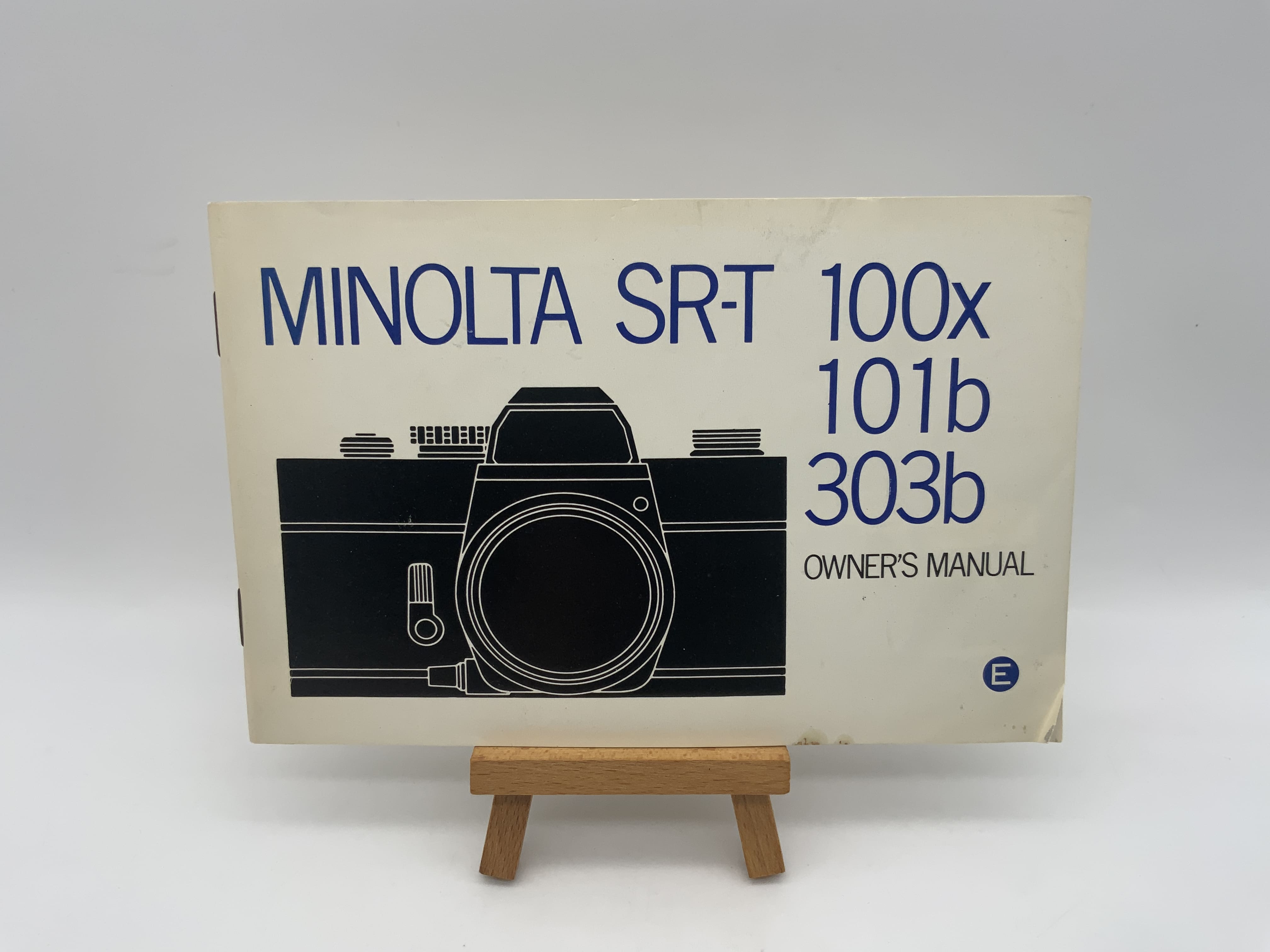 Minolta SRT 100x / 101b / 303b Owners Manual Bedienungsanleitung Englisch
