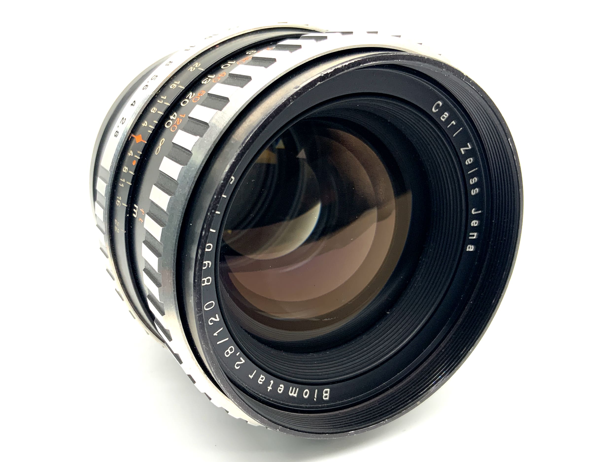 Carl Zeiss Jena Biometar 120mm 1:2.8 Zebra Festbrennweite (Pentacon Six)