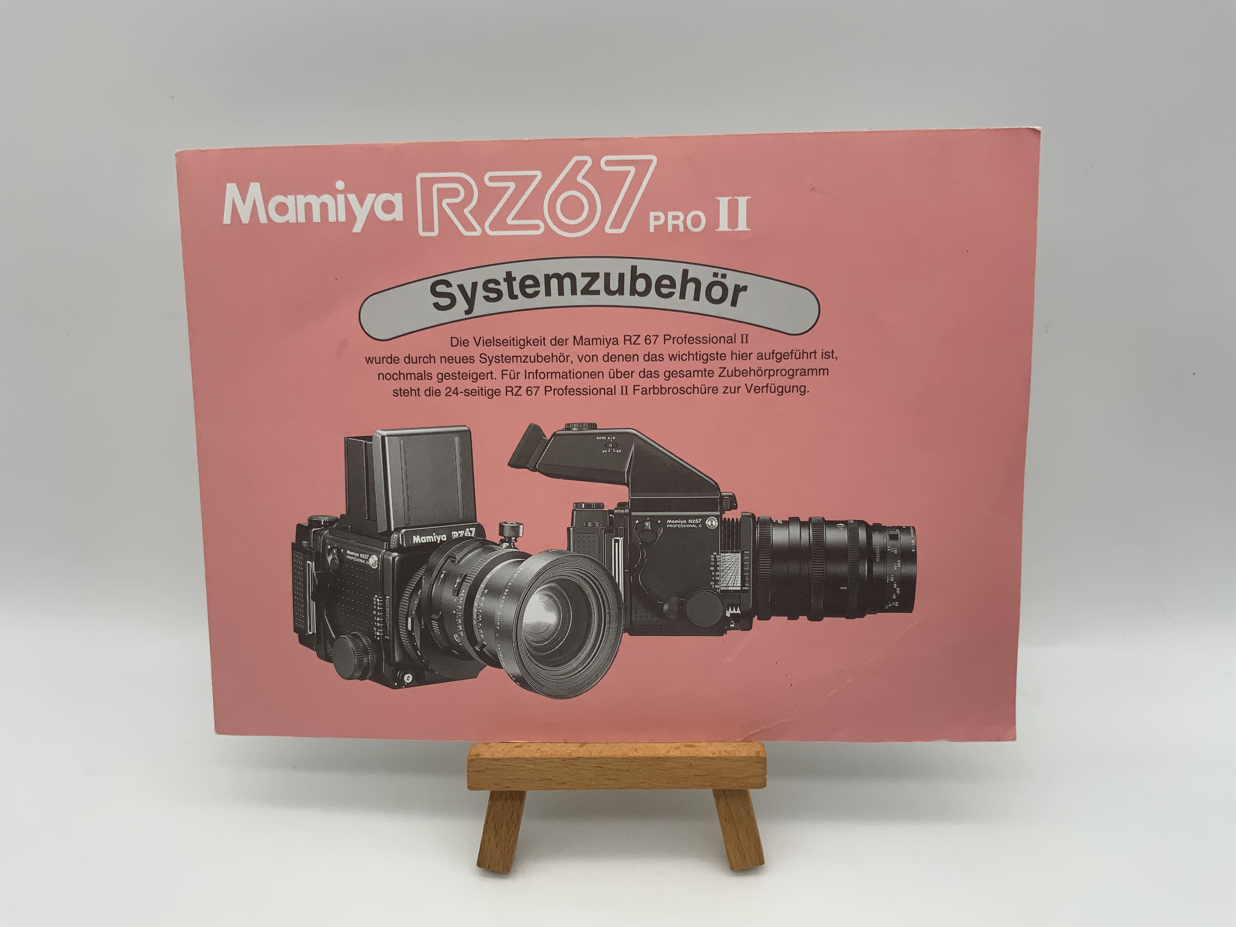 Mamiya RZ67 Pro II Systemzubehör Bedienungsanleitung Deutsch