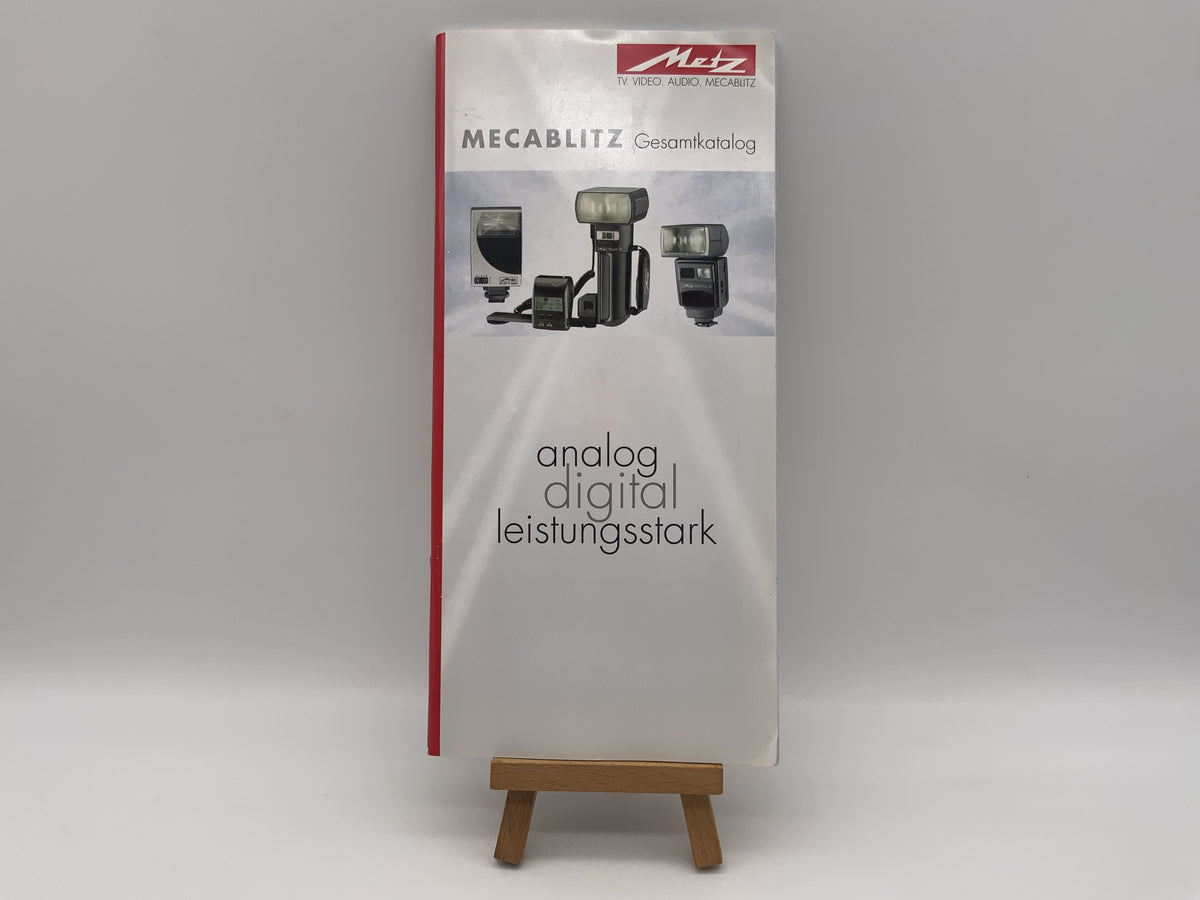 Metz Mecablitz Complete Catalog Analog Digital Powerful Catalog German