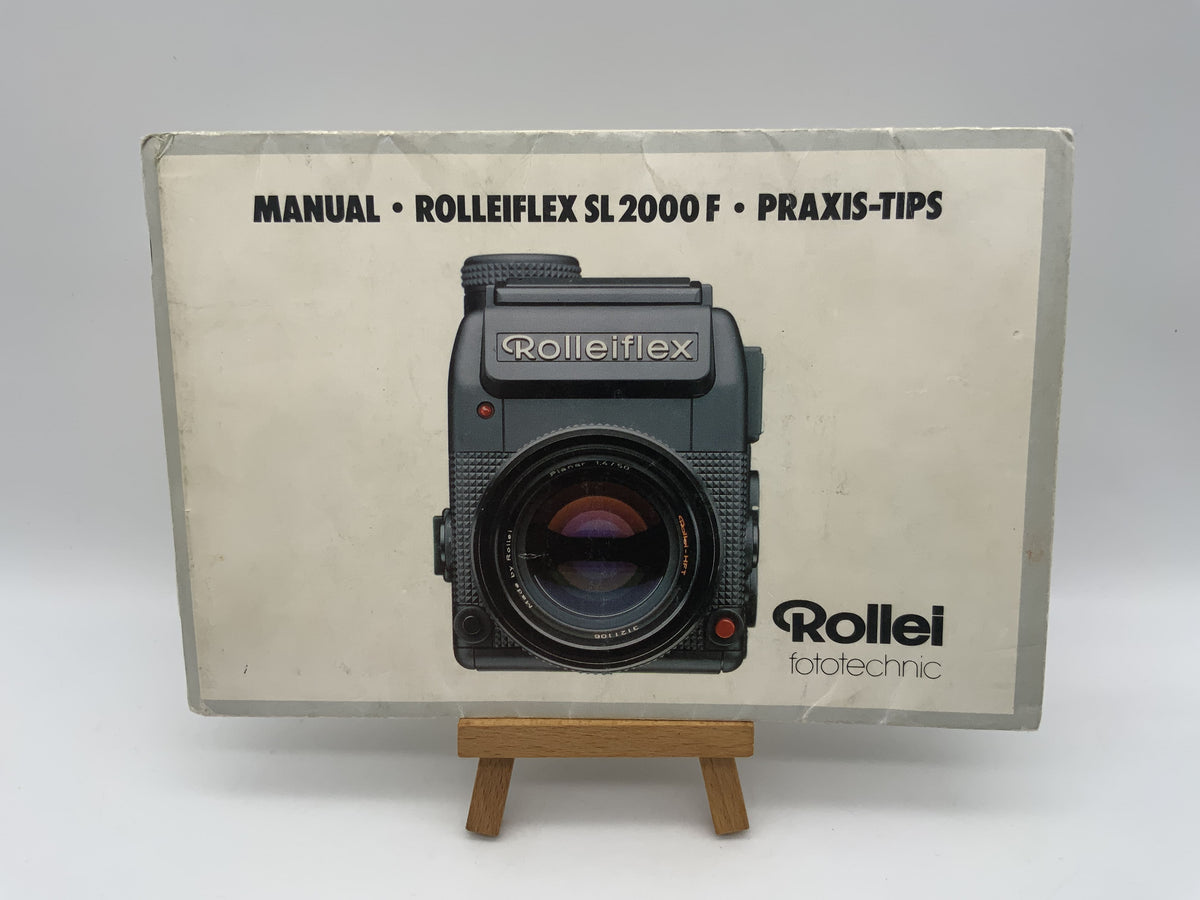Rollei Rolleiflex SL2000F Praxis Tips Manual Bedienungsanleitung Deutsch