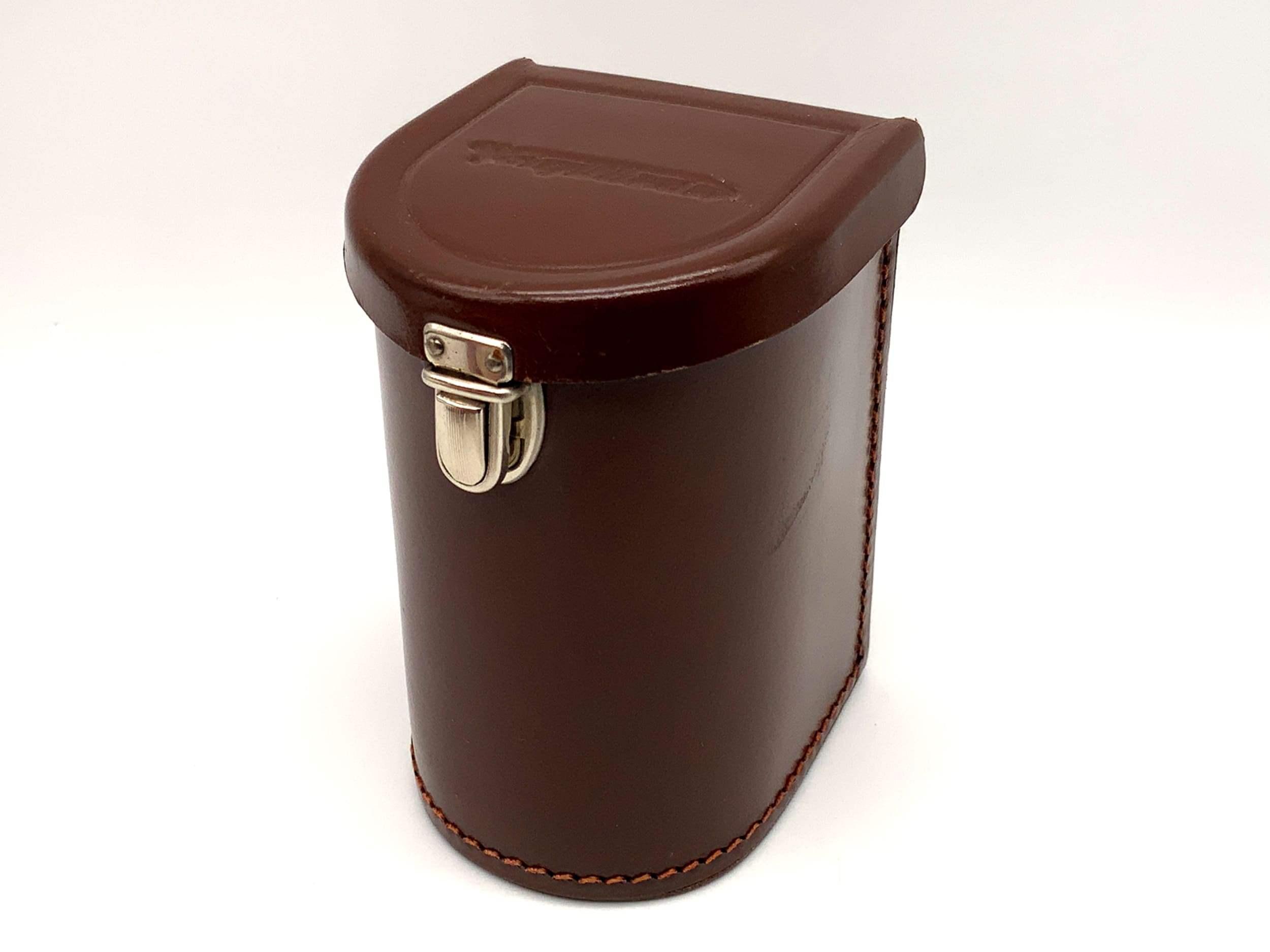 Voigtländer 90/144 Tasche braun Leder hardcase Köcher lens case Fototasche