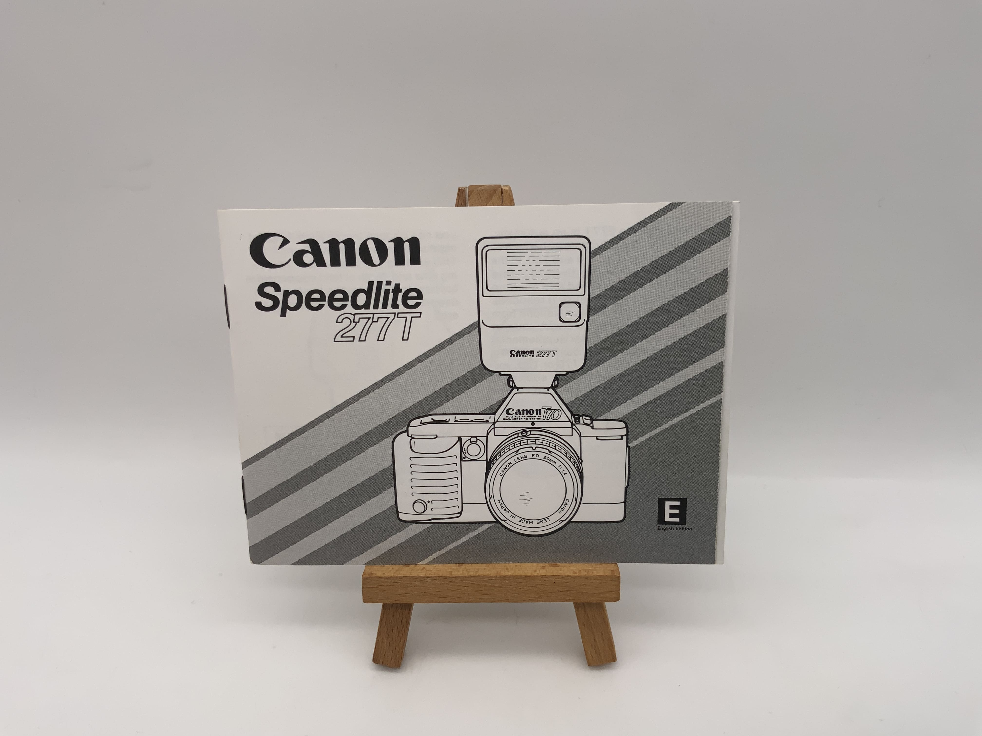 Canon Speedlite 277T Gebrauchsanweisung Bedienungsanleitung Englisch