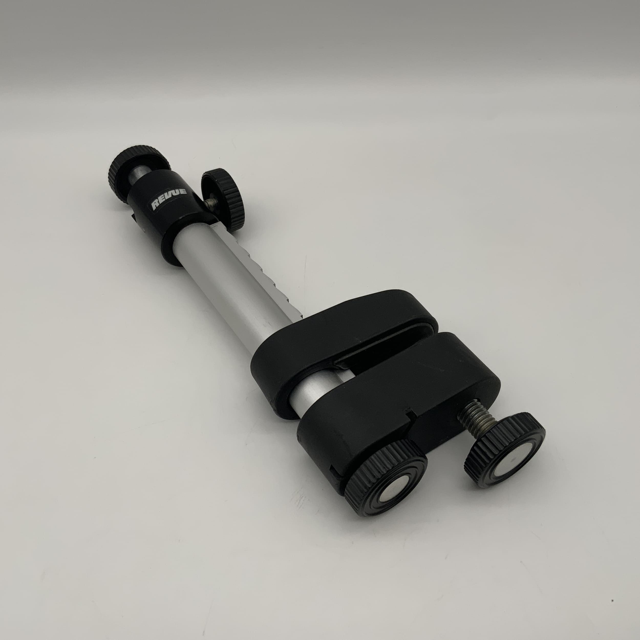 Revue Klemmstativ schwarz-silber Taschenstativ