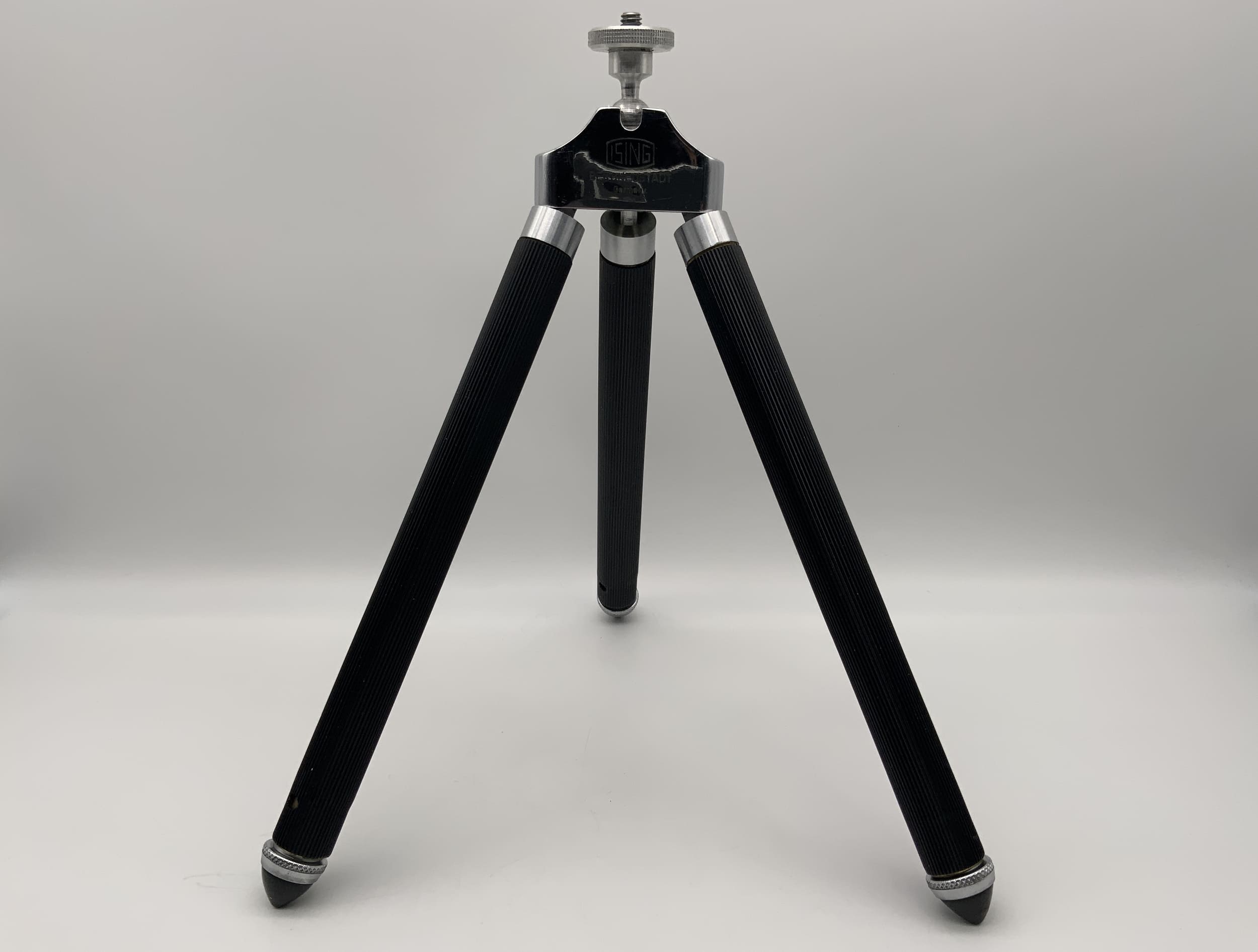Ising Tischstativ schwarz/silber Bergneustadt Kleingewinde Tripod Taschenstativ