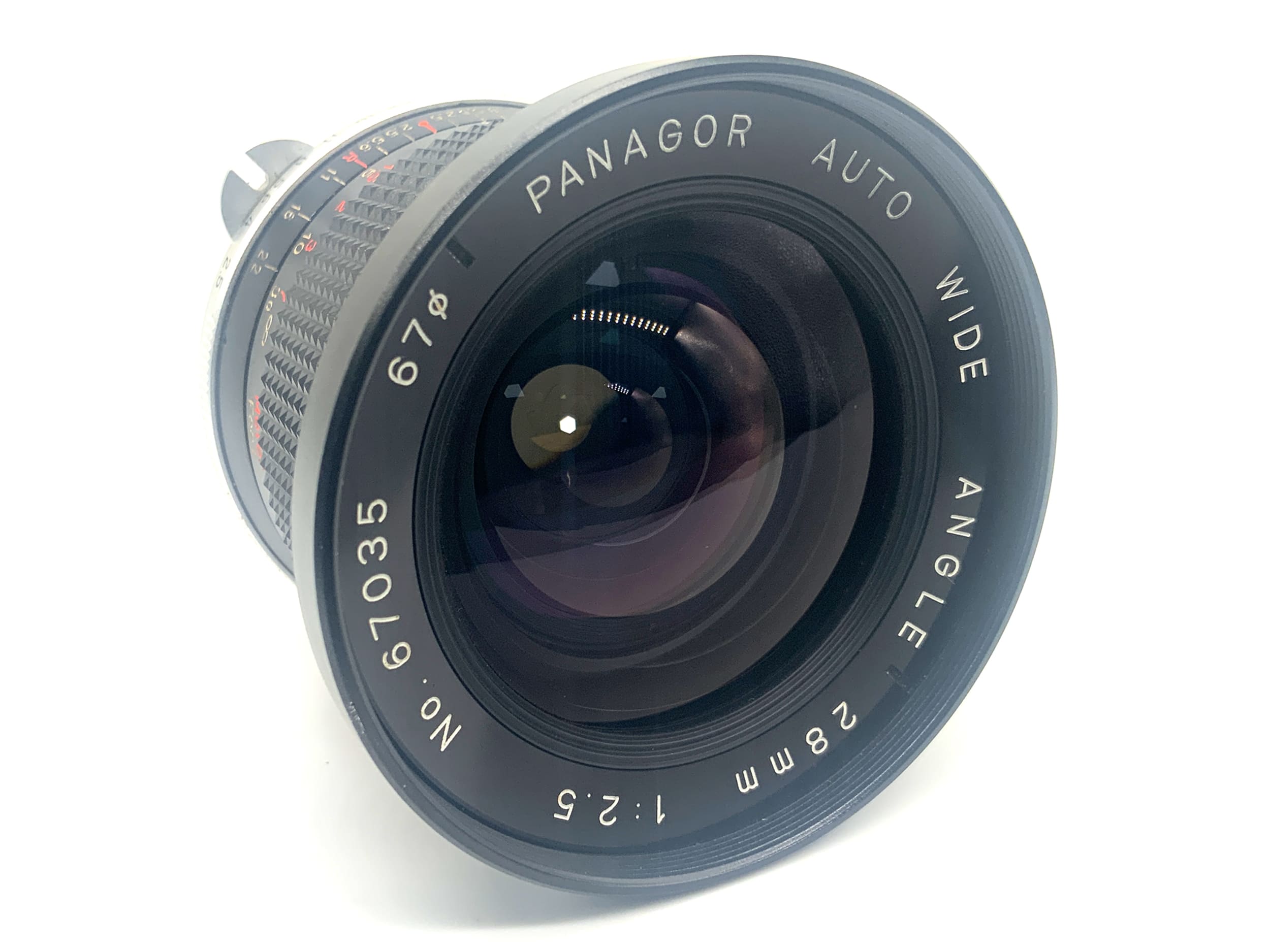 Panagor Auto Wide Angle 28mm 1:2.5 Objektiv Ai Festbrennweite (Nikon F)