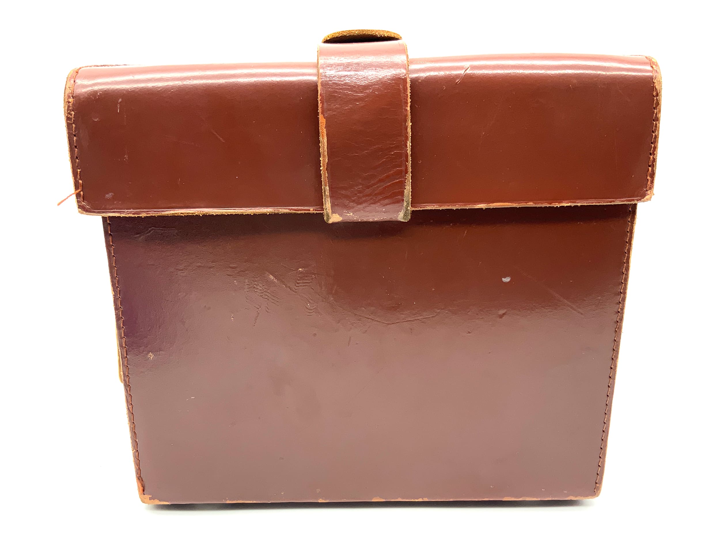 Original Benser Tasche braun ca. 16x20x11cm Ledertasche Fototasche Fototasche