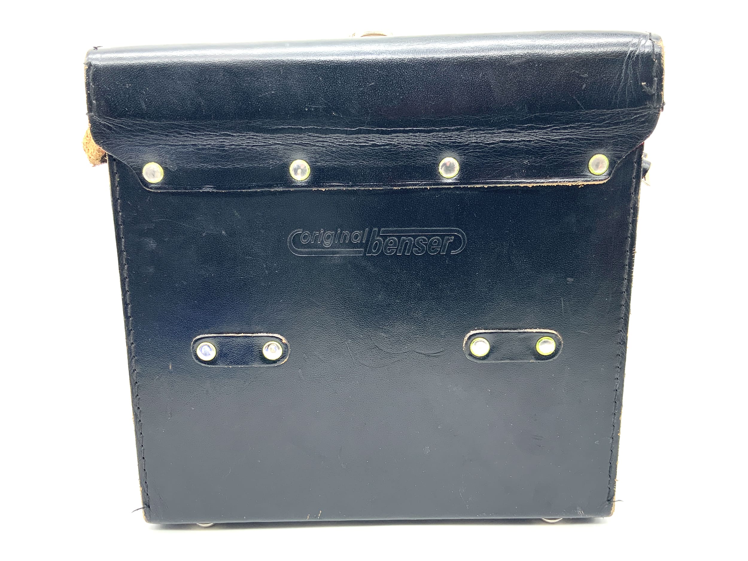 Original Benser Tasche schwarz ca. 22x23x8cm Ledertasche Fototasche Fototasche