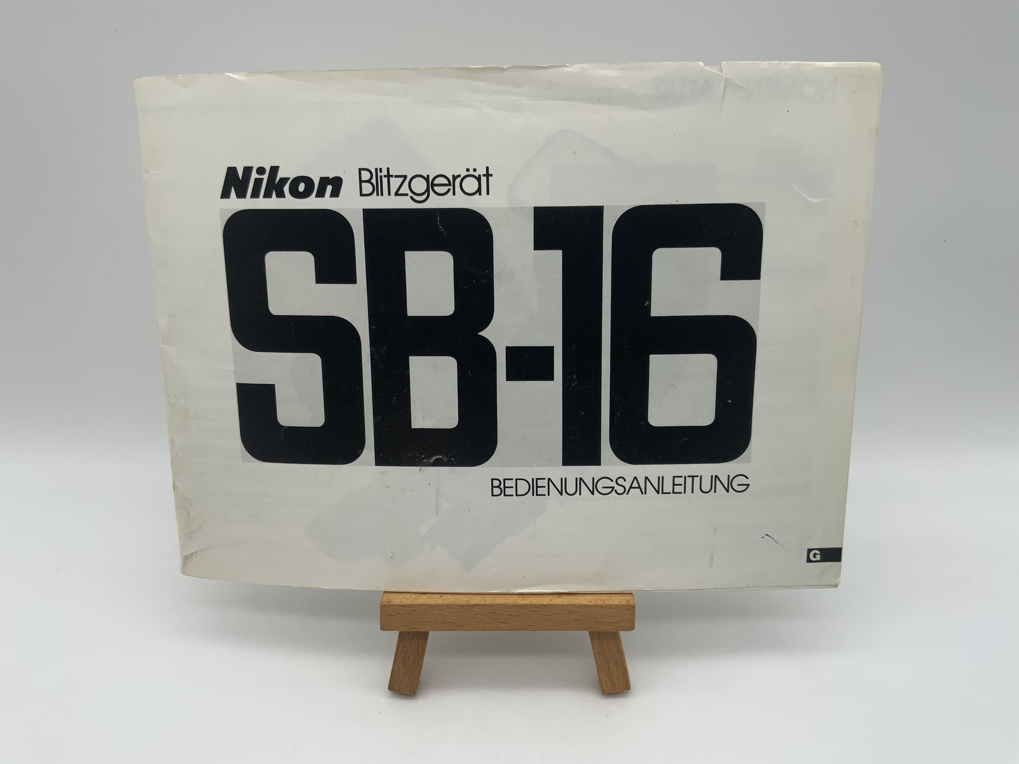 Nikon SB-16 Gebrauchsanweisung Bedienungsanleitung Deutsch