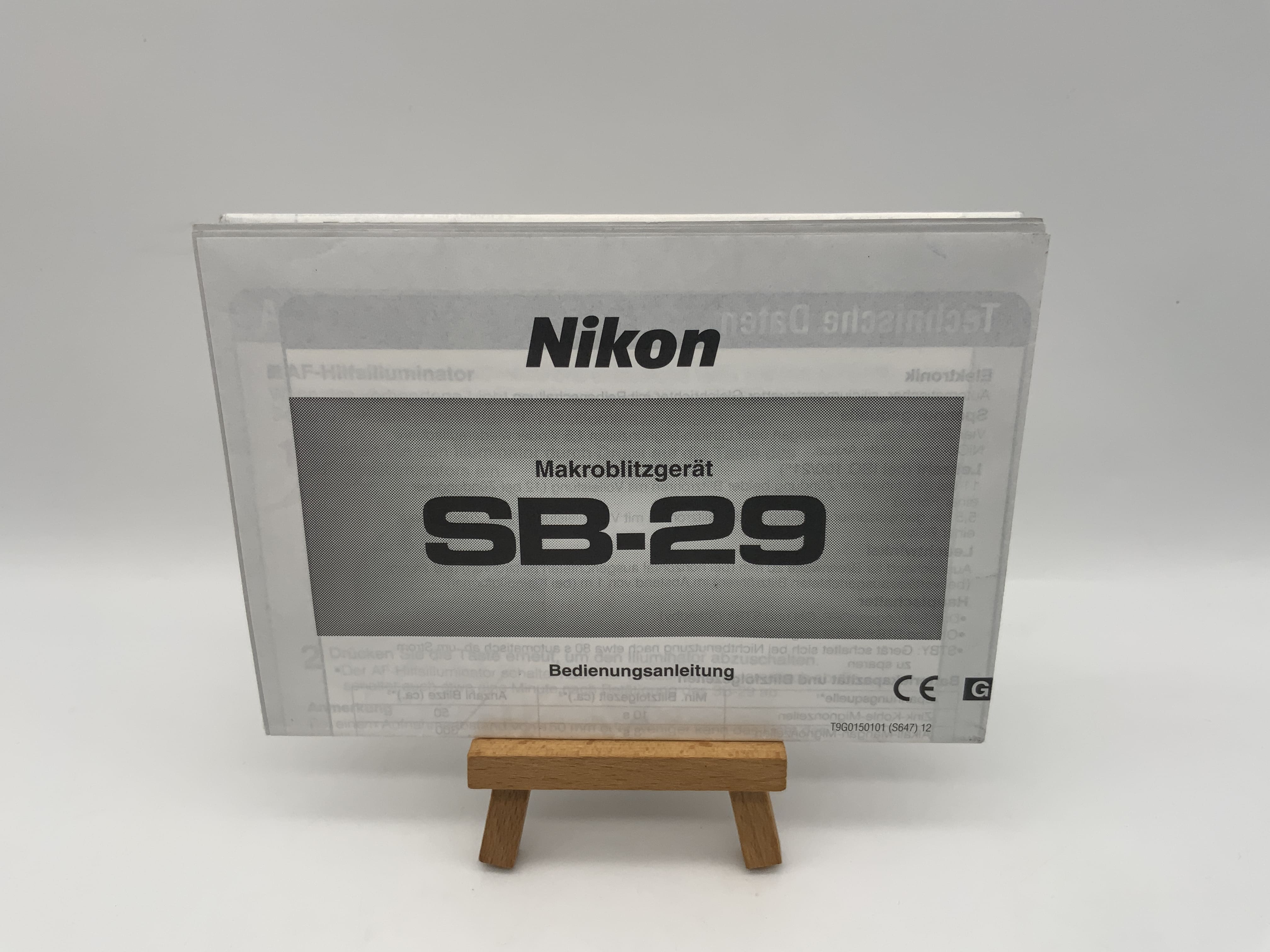 Nikon SB-29 Gebrauchsanweisung Bedienungsanleitung Deutsch
