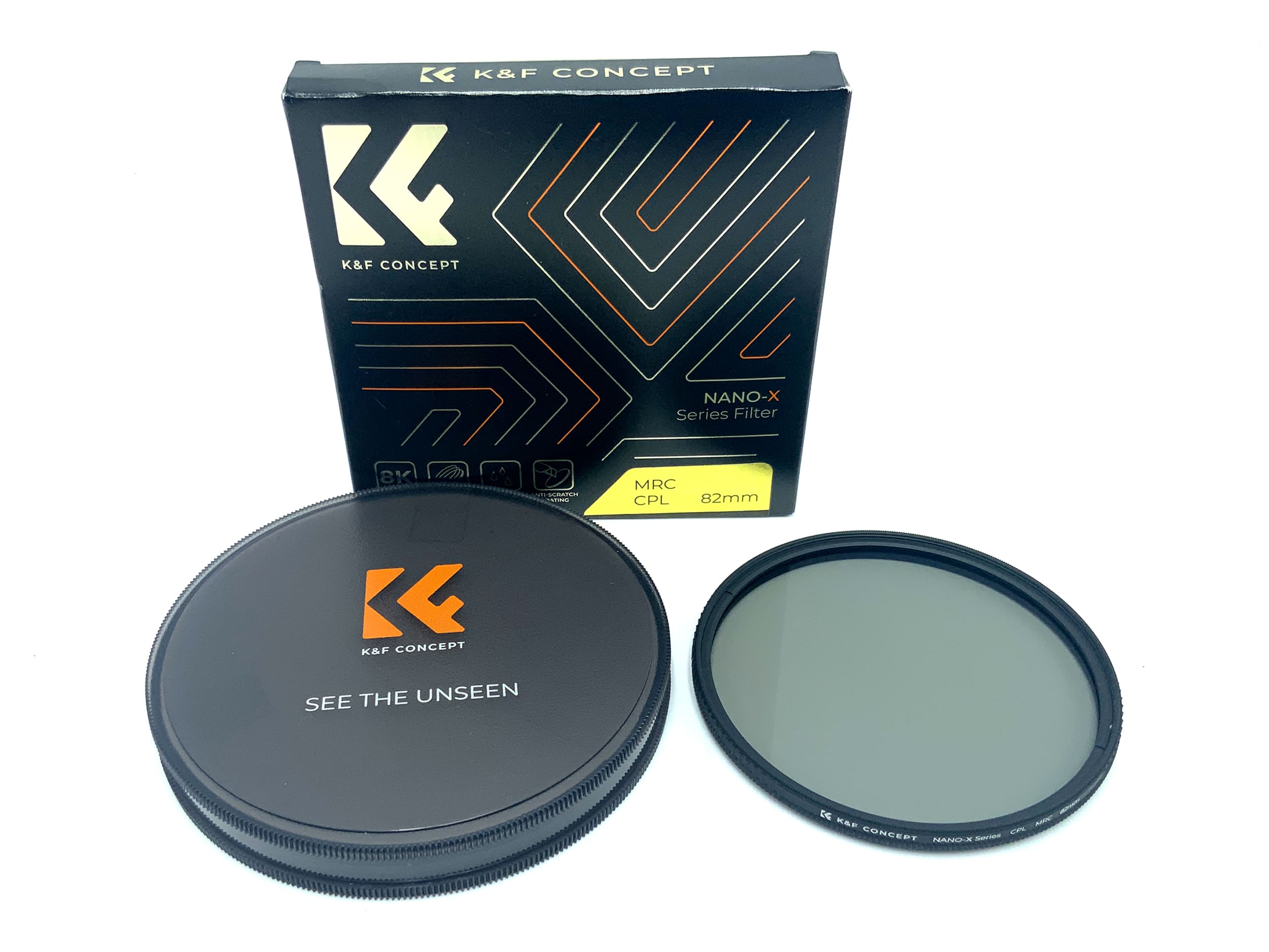 K&F Concept Polfilter Nano-X Series CPL MRC in OVP Filter 82mm Kreisförmig