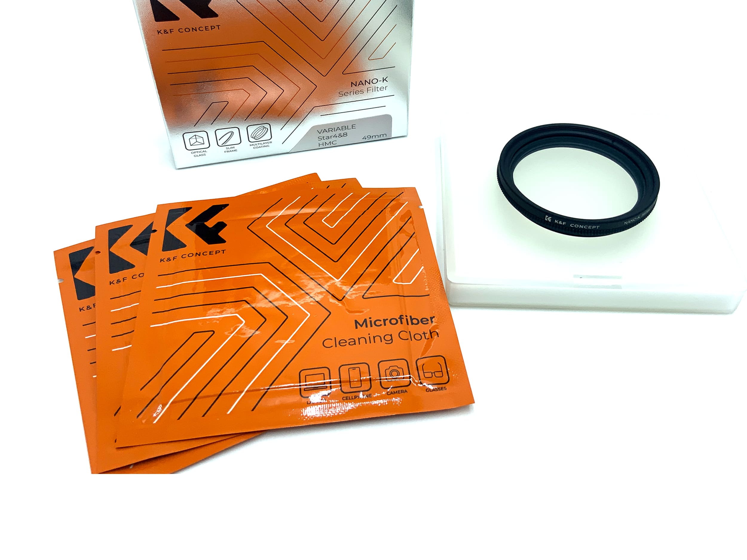 K&F Concept Sternfilter Nano-K Series Variable Star 4&8 HMC in OVP Filter 49mm