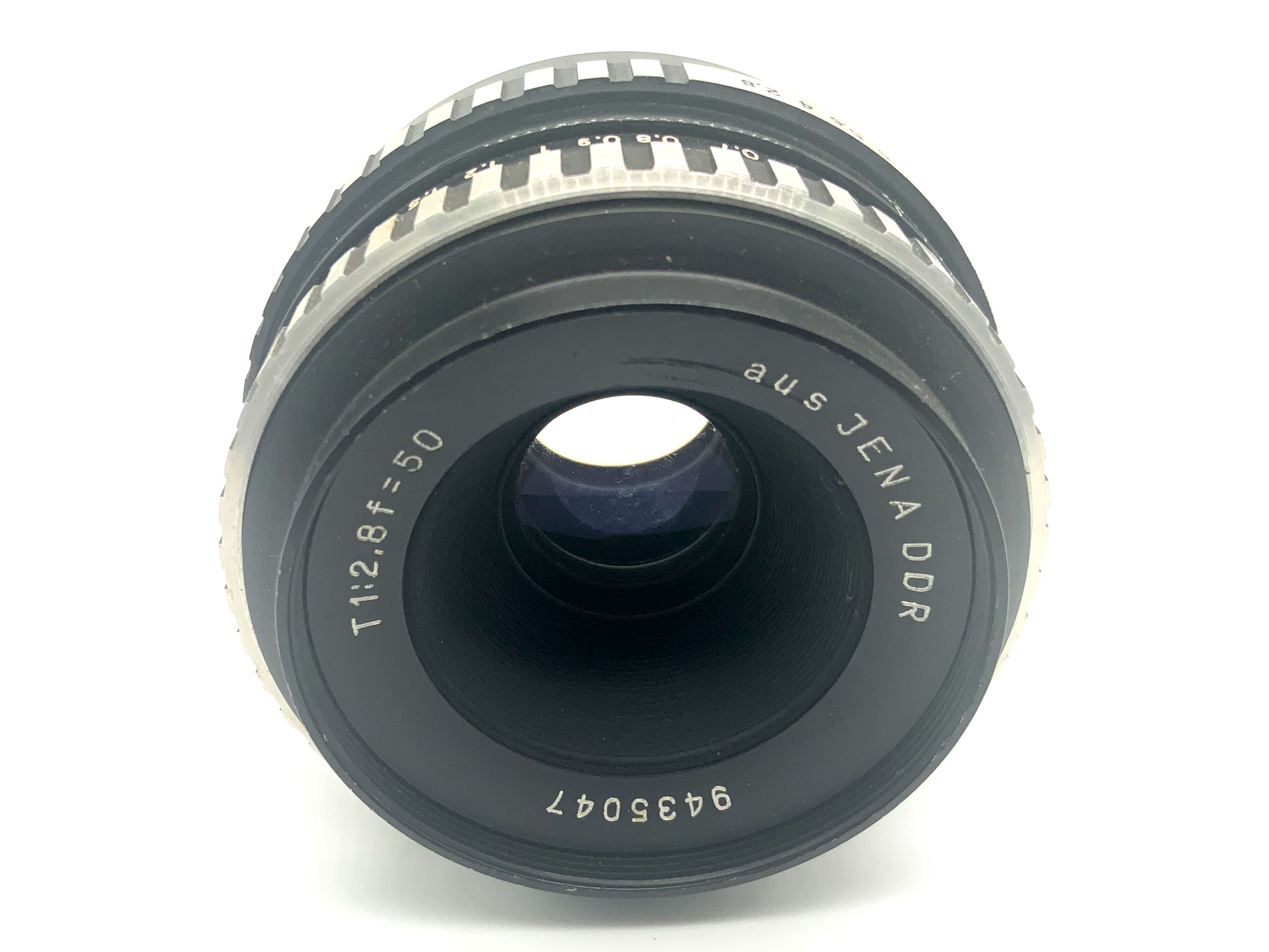 Carl Zeiss "aus Jena" Tessar 50mm 1:2.8 Zebra Festbrennweite (M42) Pilz!