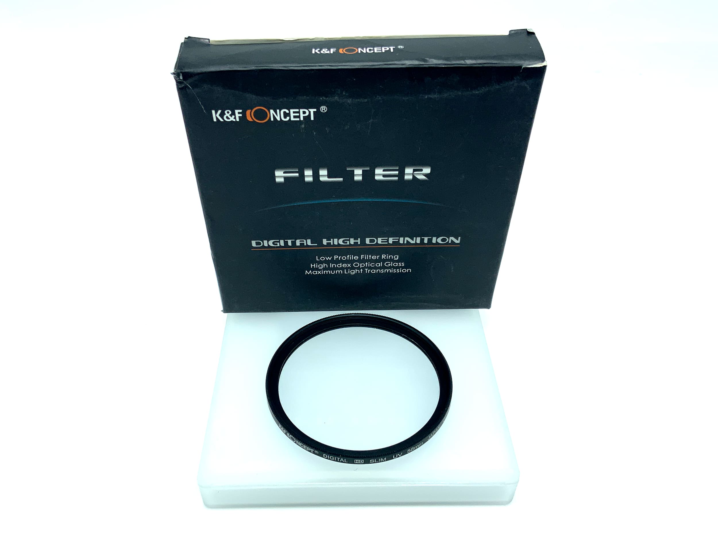 K&F Concept UV Digital HD Slim UV Optics in OVP Filter 58mm Kreisförmig