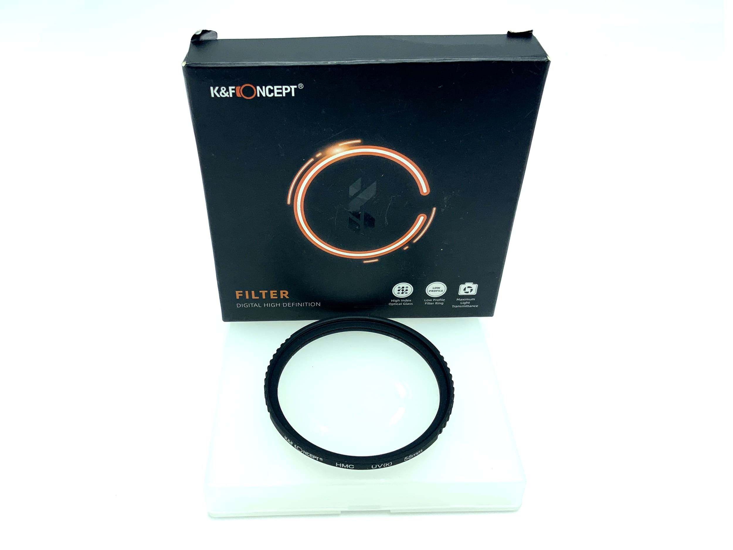 K&F Concept UV HMC UV(K) in OVP Filter 58mm Kreisförmig