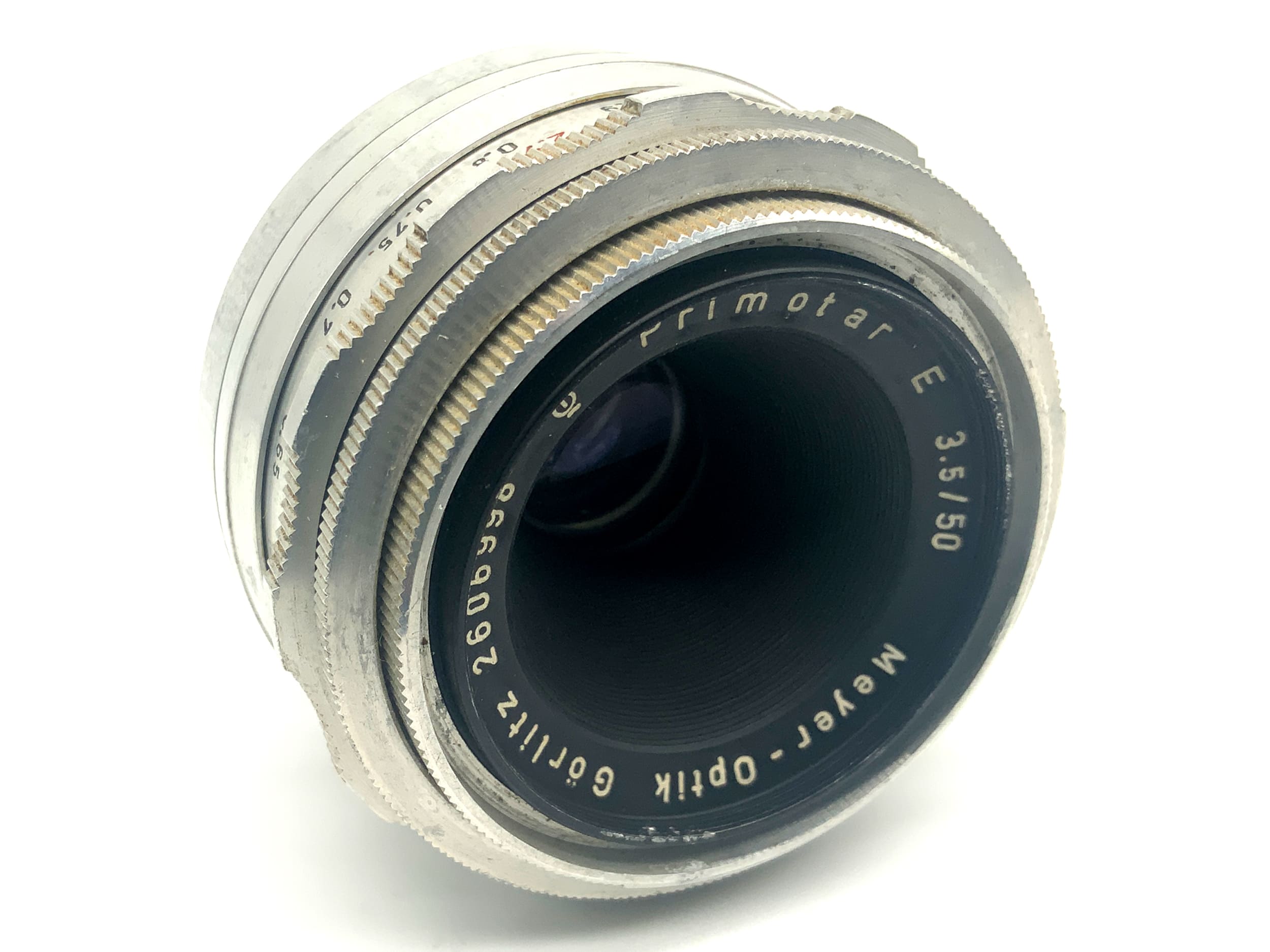 Meyer-Optik Görlitz Q1 Primotar E 50mm 1:3.5 Objektiv Festbrennweite (M42) Pilz!