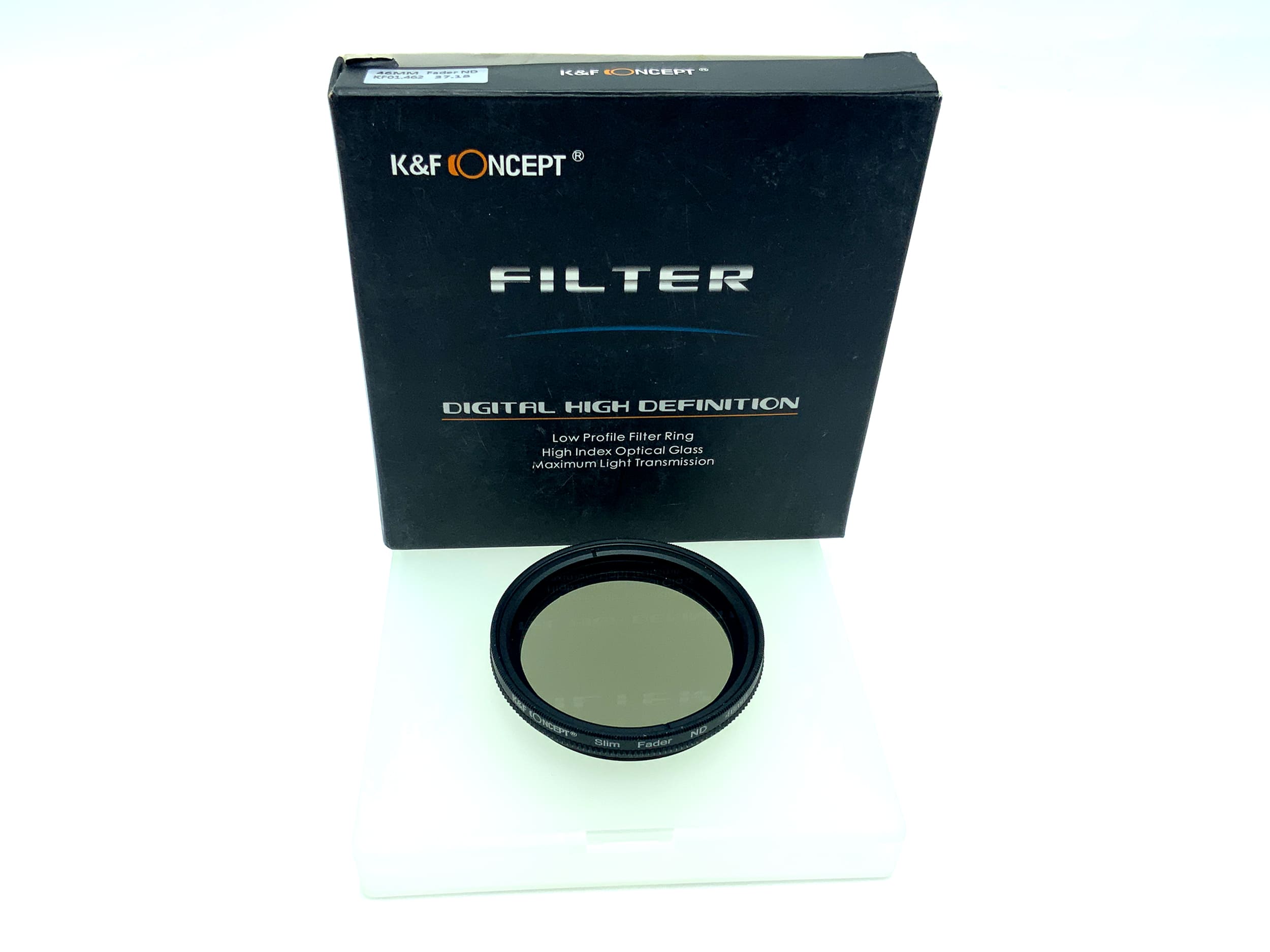 K&F Concept Graufilter Slim Fader ND in OVP Filter 46mm Kreisförmig