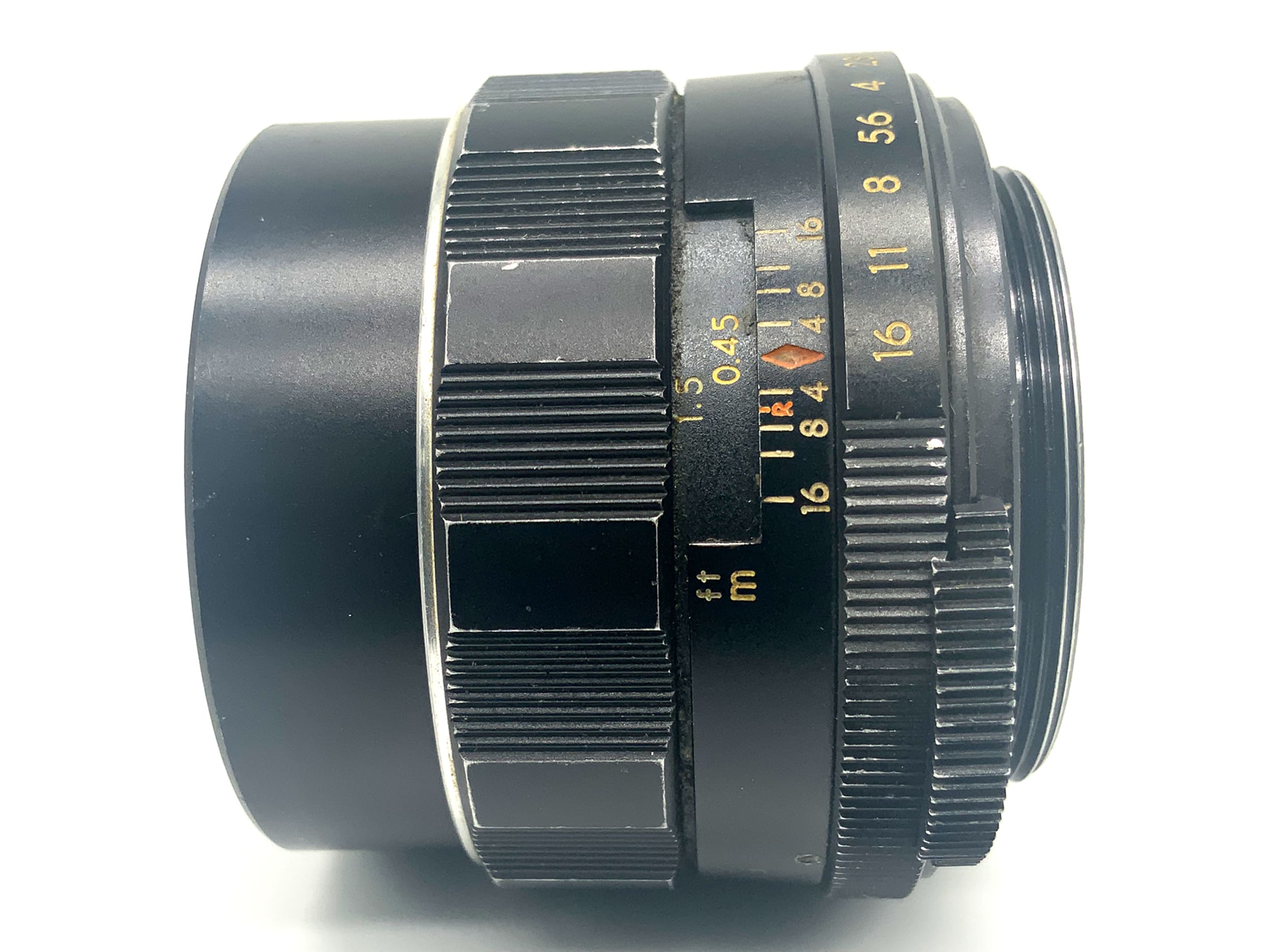 Asahi Pentax Super-Takumar 55mm 1:2 Objektiv Festbrennweite (M42) Text lesen!