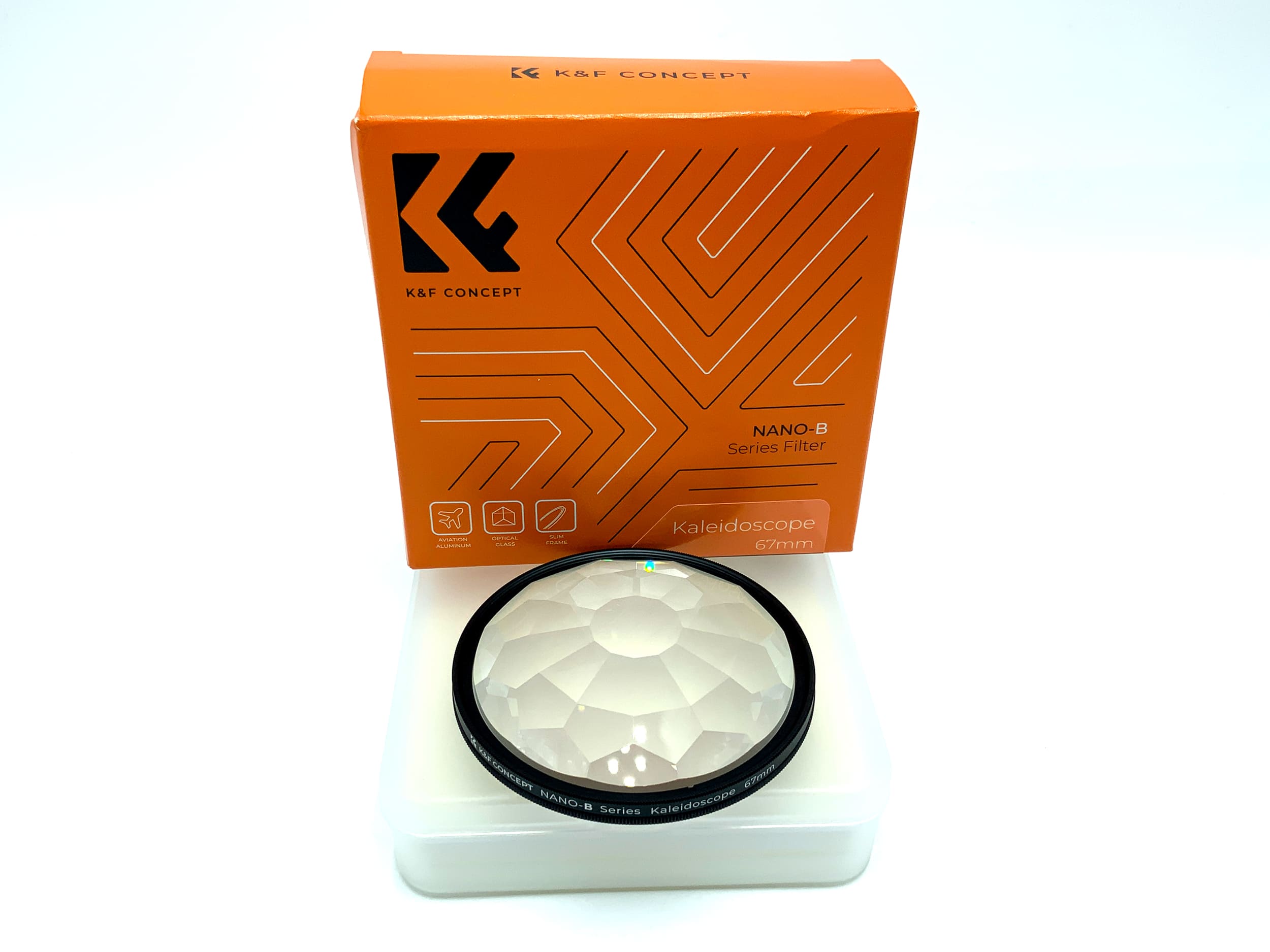 K&F Concept Spezialeffektfilter Nano-B Kaleidoscope OVP Filter 67mm Kreisförmig
