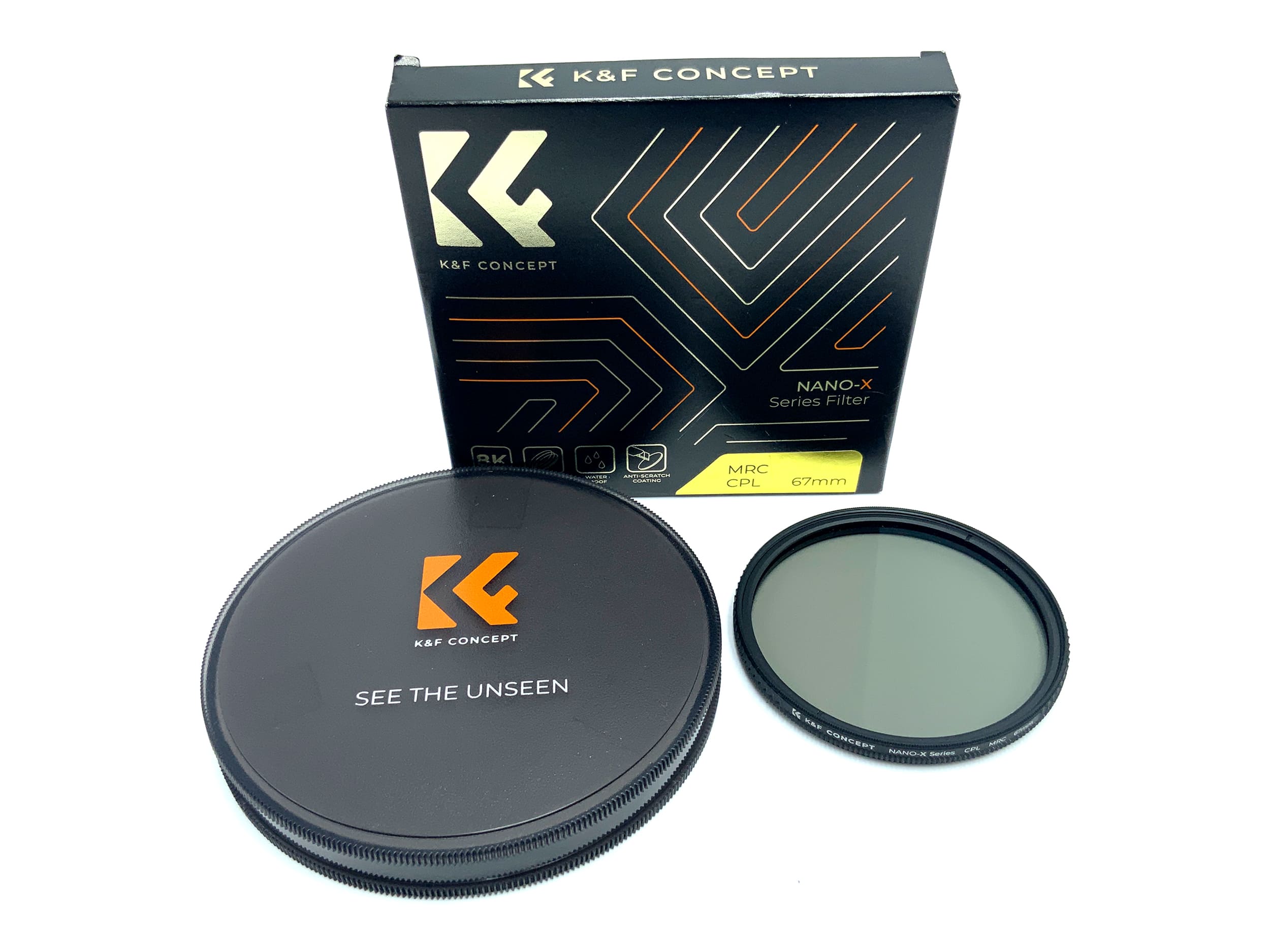 K&F Concept Polfilter Nano-X MRC CPL in OVP Filter 67mm Kreisförmig