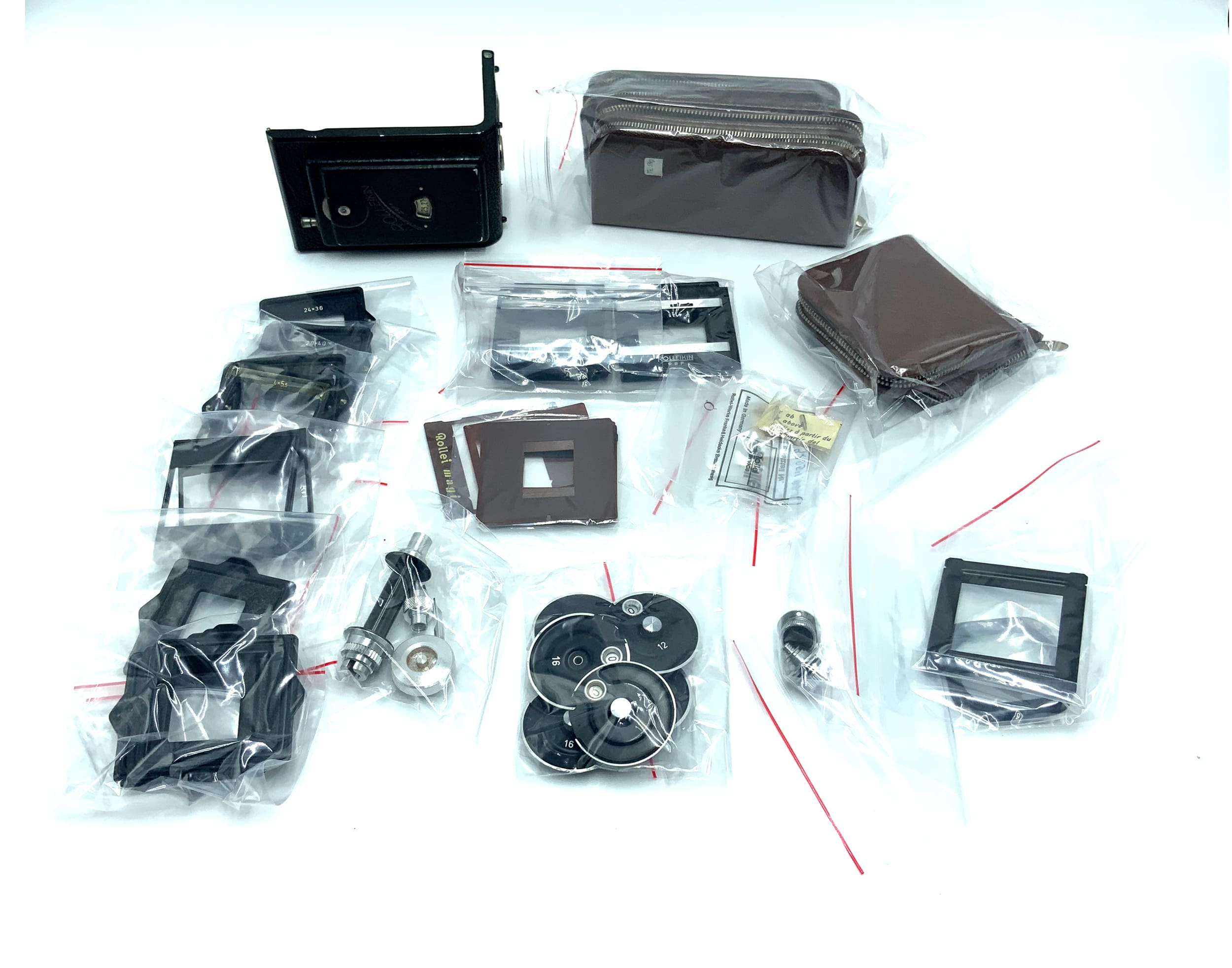 Rollei F&H Rolleikin Rolleicord Exposure Kit Konvolut Set Rolleiflex Maske