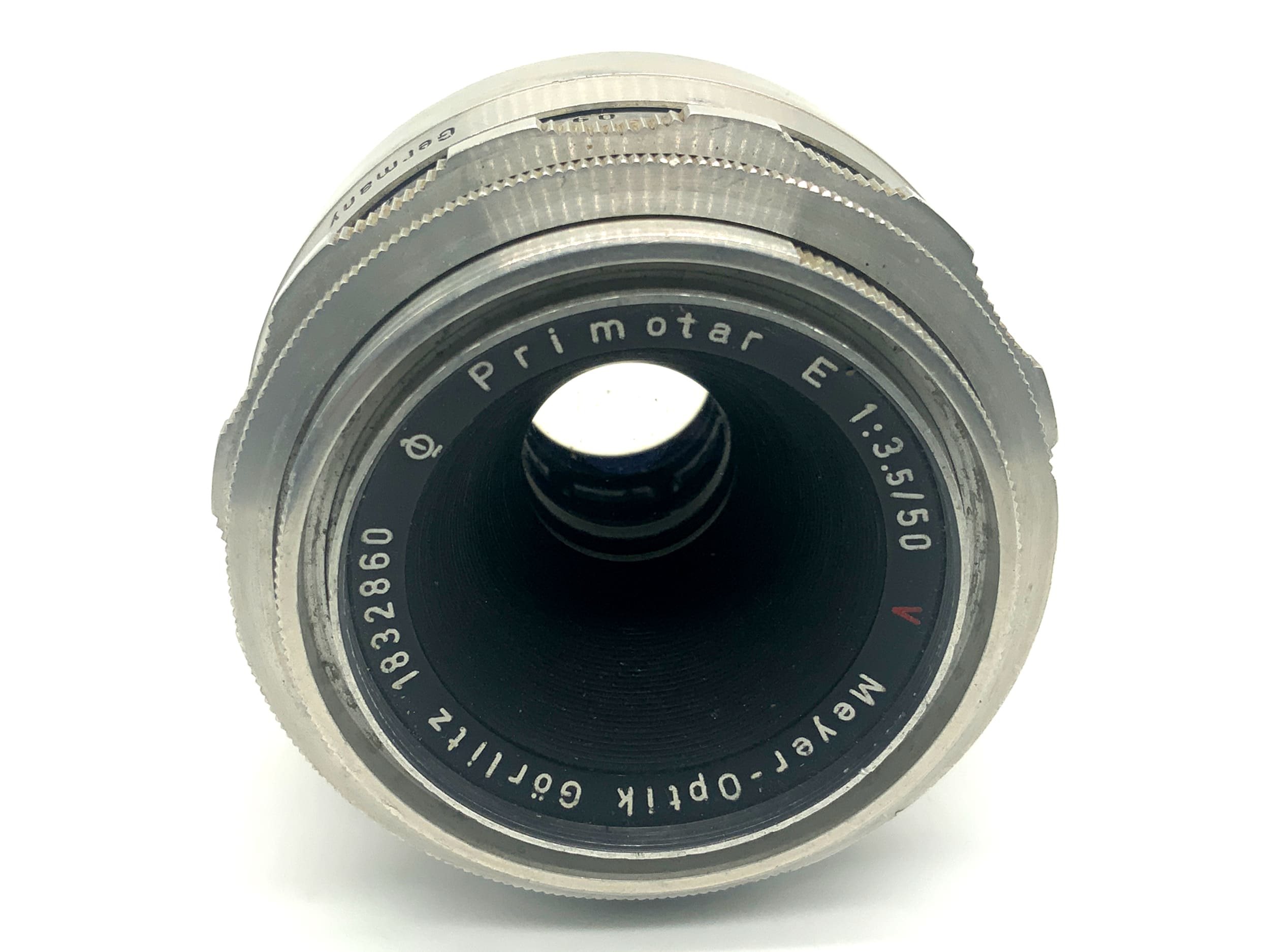 Meyer-Optik Görlitz Primotar E red V Q1 50mm 1:3.5 Objektiv Festbrennweite (M42)