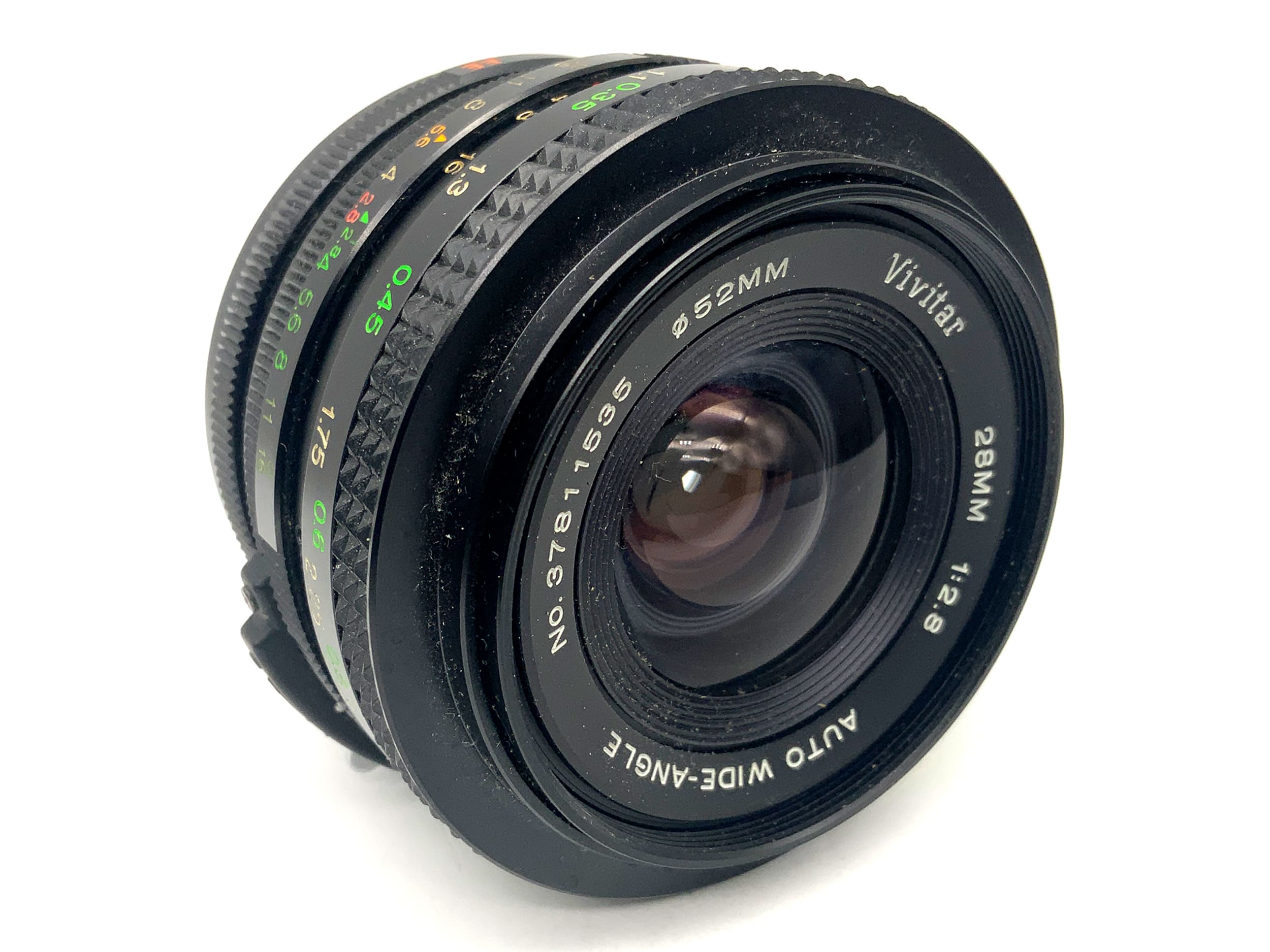 Vivitar 28mm 1:2.8 Lens Auto Wide-Angle Prime Lens (Konica AR)