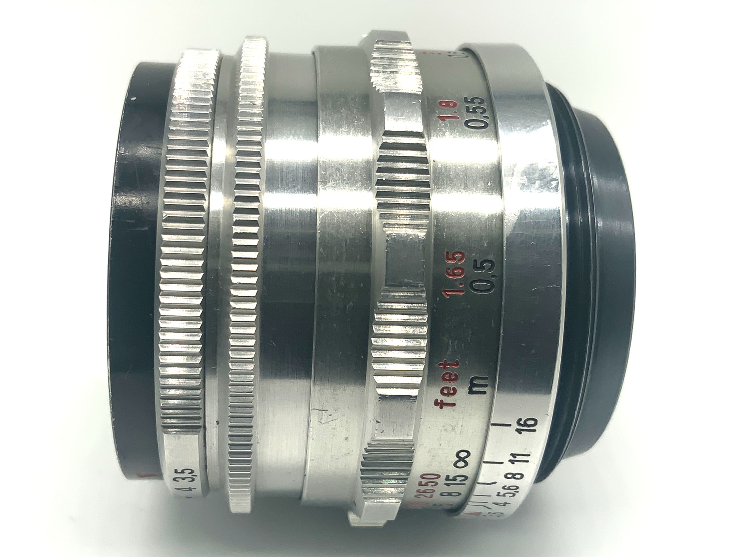 Carl Zeiss Jena Tessar Q1 14 Blades compact red T 50mm 1:3.5 Objektiv (M42)