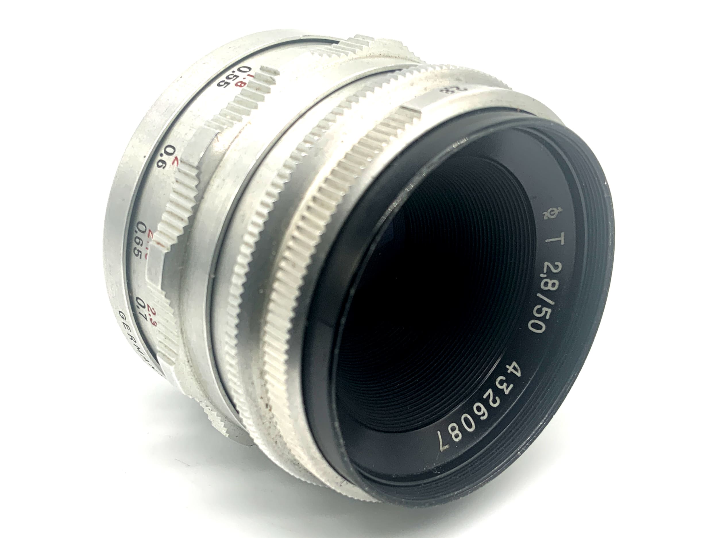 Carl Zeiss "aus Jena" Q1 compact Tessar 12 Blades 50mm 1:2.8 Objektiv (M42)