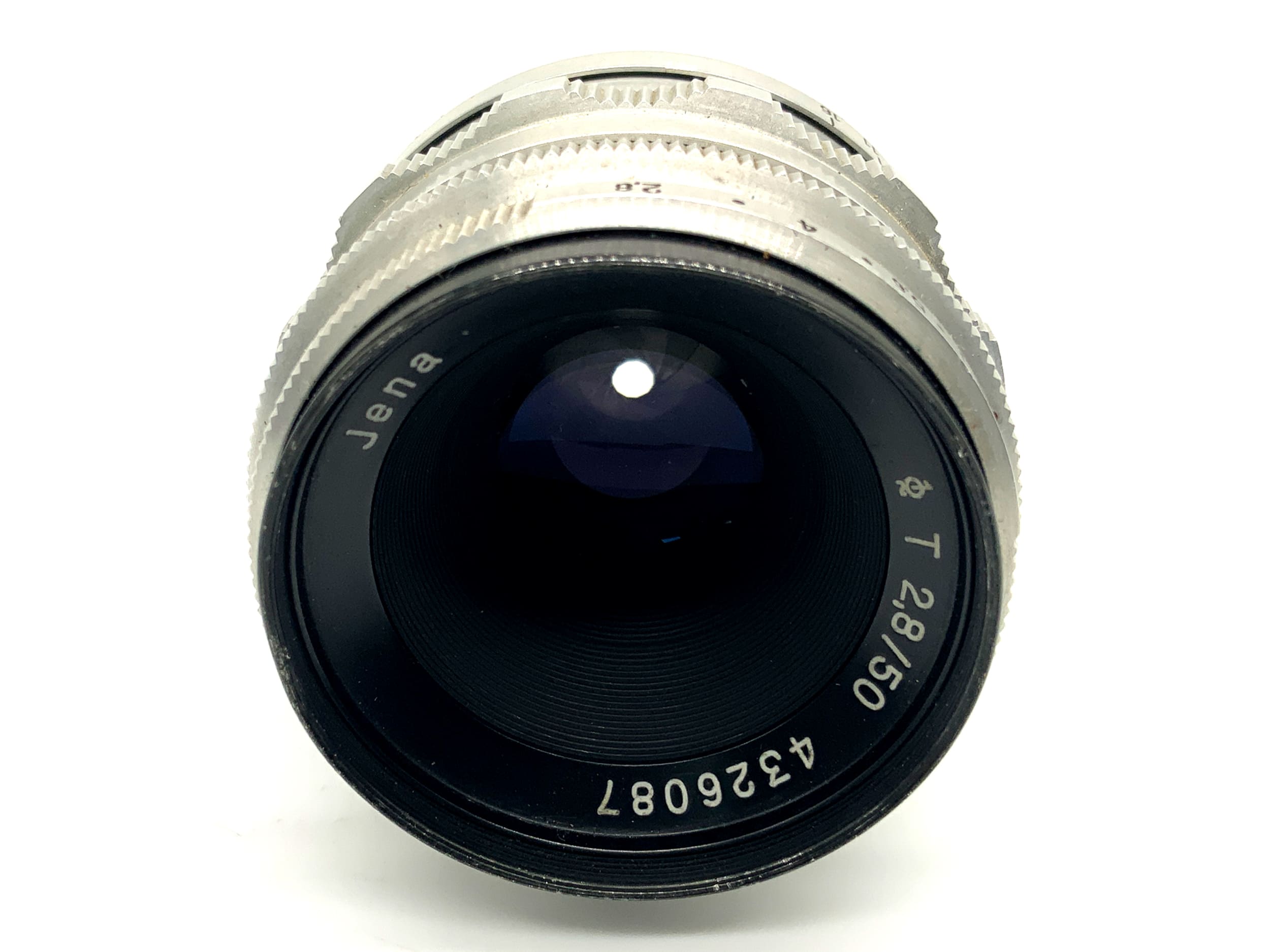 Carl Zeiss "aus Jena" Q1 compact Tessar 12 Blades 50mm 1:2.8 Objektiv (M42)
