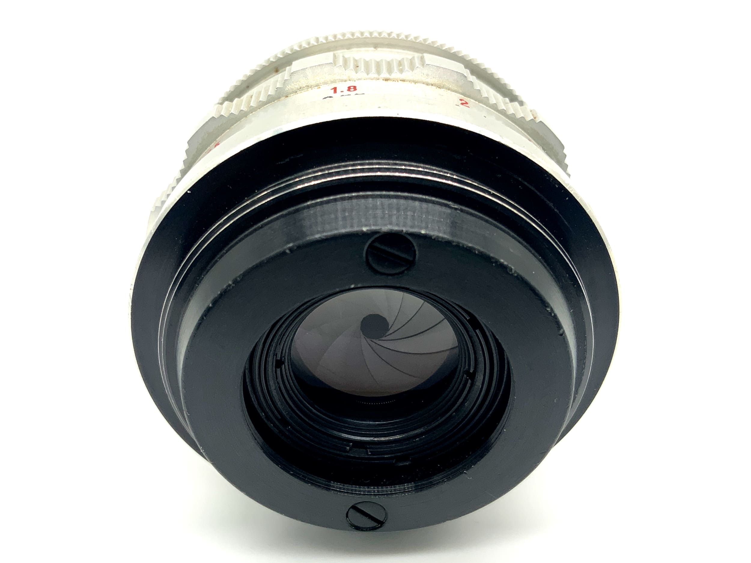 Carl Zeiss "aus Jena" Q1 compact Tessar 12 Blades 50mm 1:2.8 Objektiv (M42)