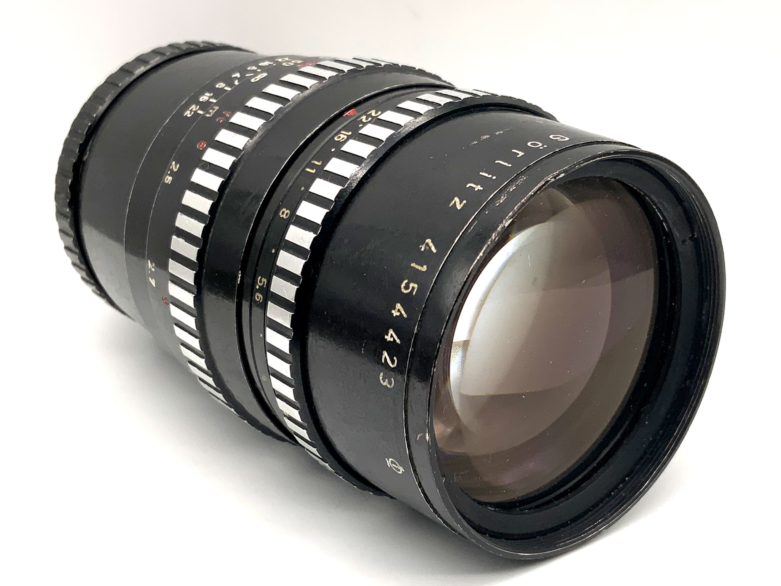 Meyer-Optik Görlitz 200mm 1:4 Objektiv Orestegor 15 Blades Festbrennweite (M42)