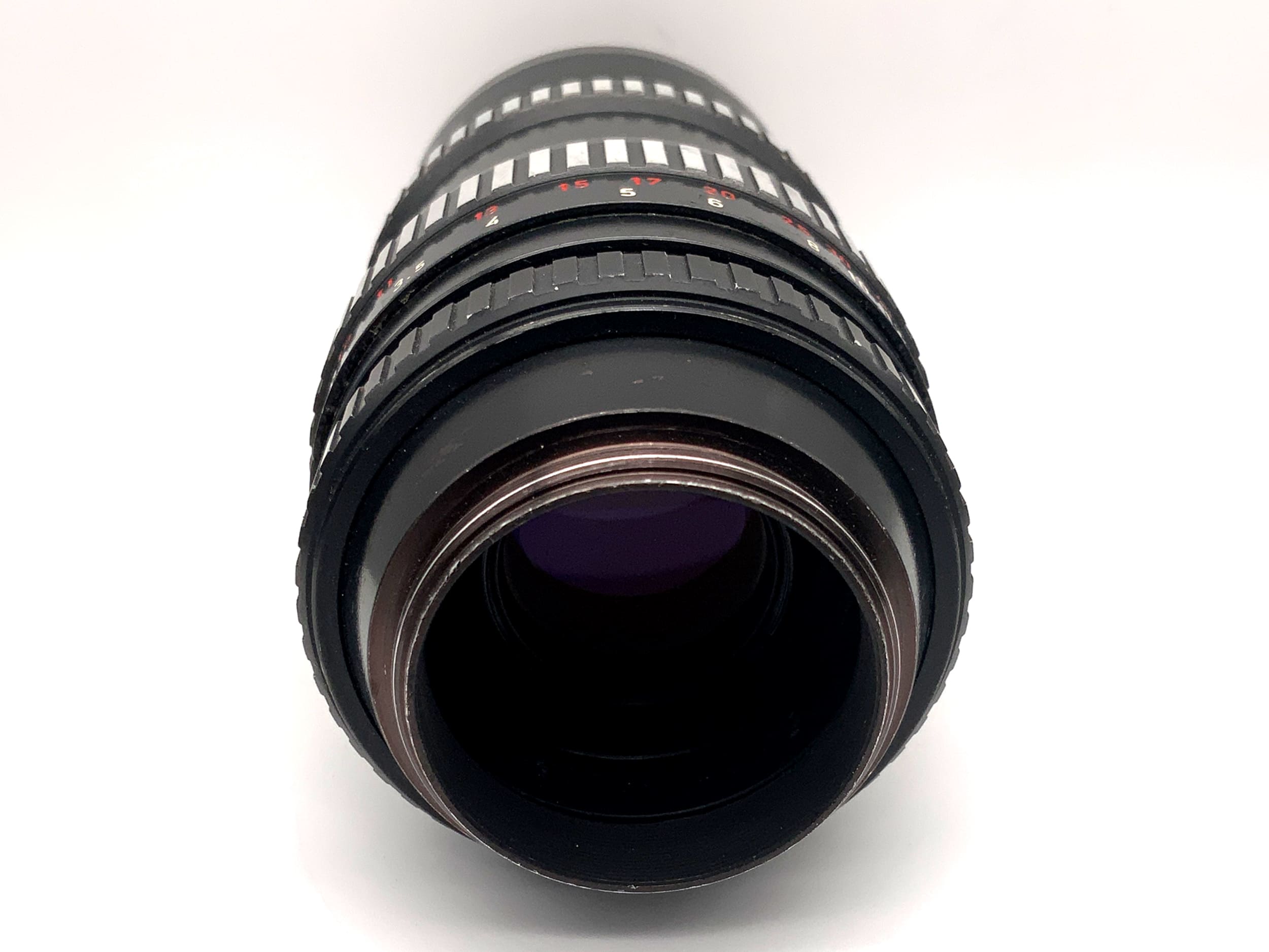 Meyer-Optik Görlitz 135mm 1:2.8 Objektiv Q1 Orestor Festbrennweite Zebra (M42)