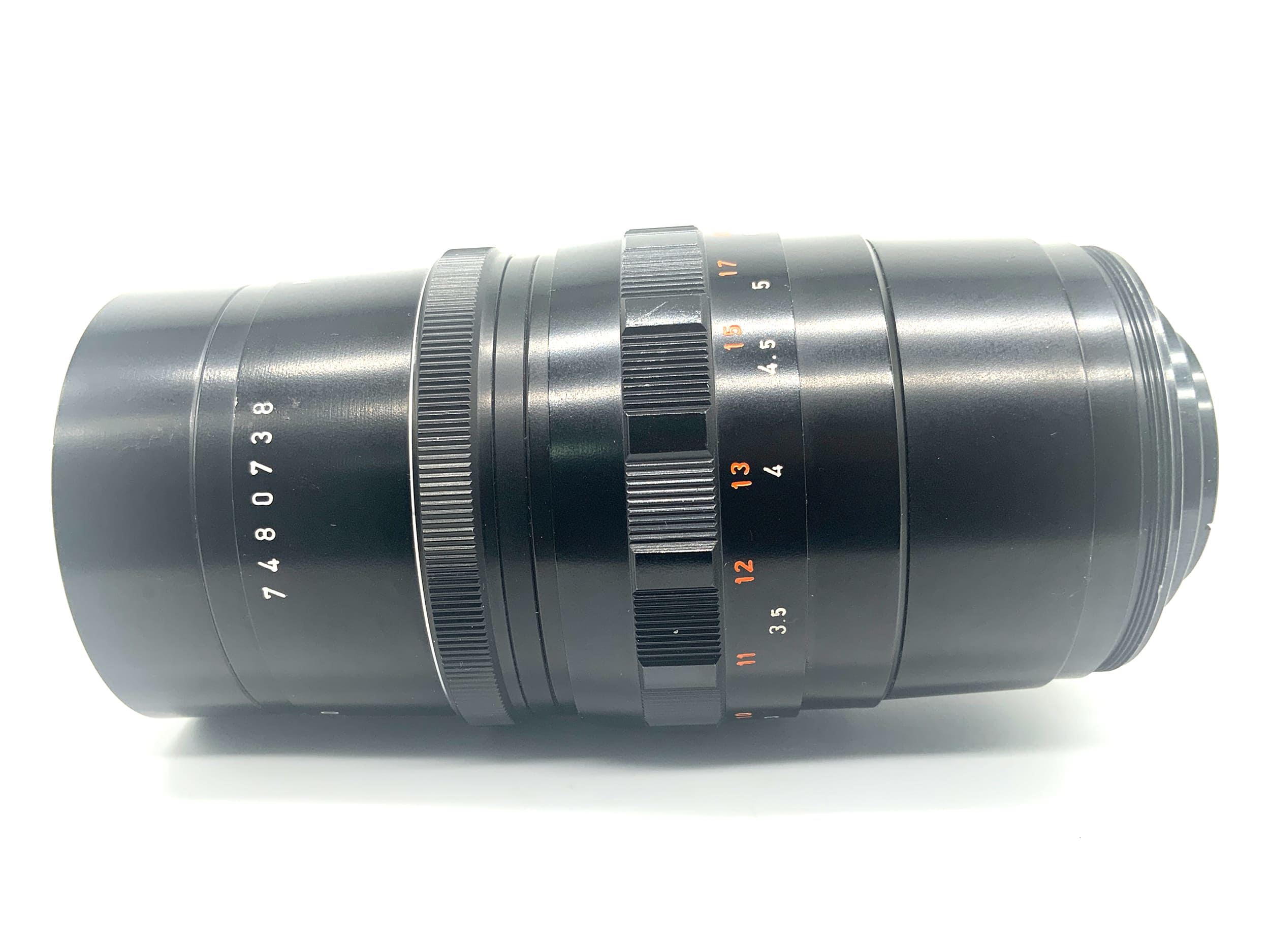 Pentacon 4/200 200mm 1:4 Objektiv Festbrennweite (ohne Anschluss) Nebel!