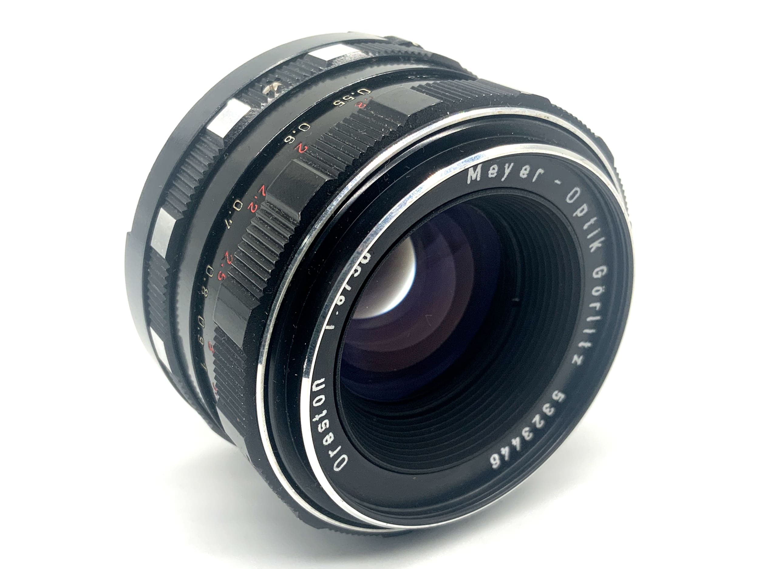 Meyer-Optik Görlitz Oreston 50mm 1:1.8 Objektiv Festbrennweite (EXA) Nebel!