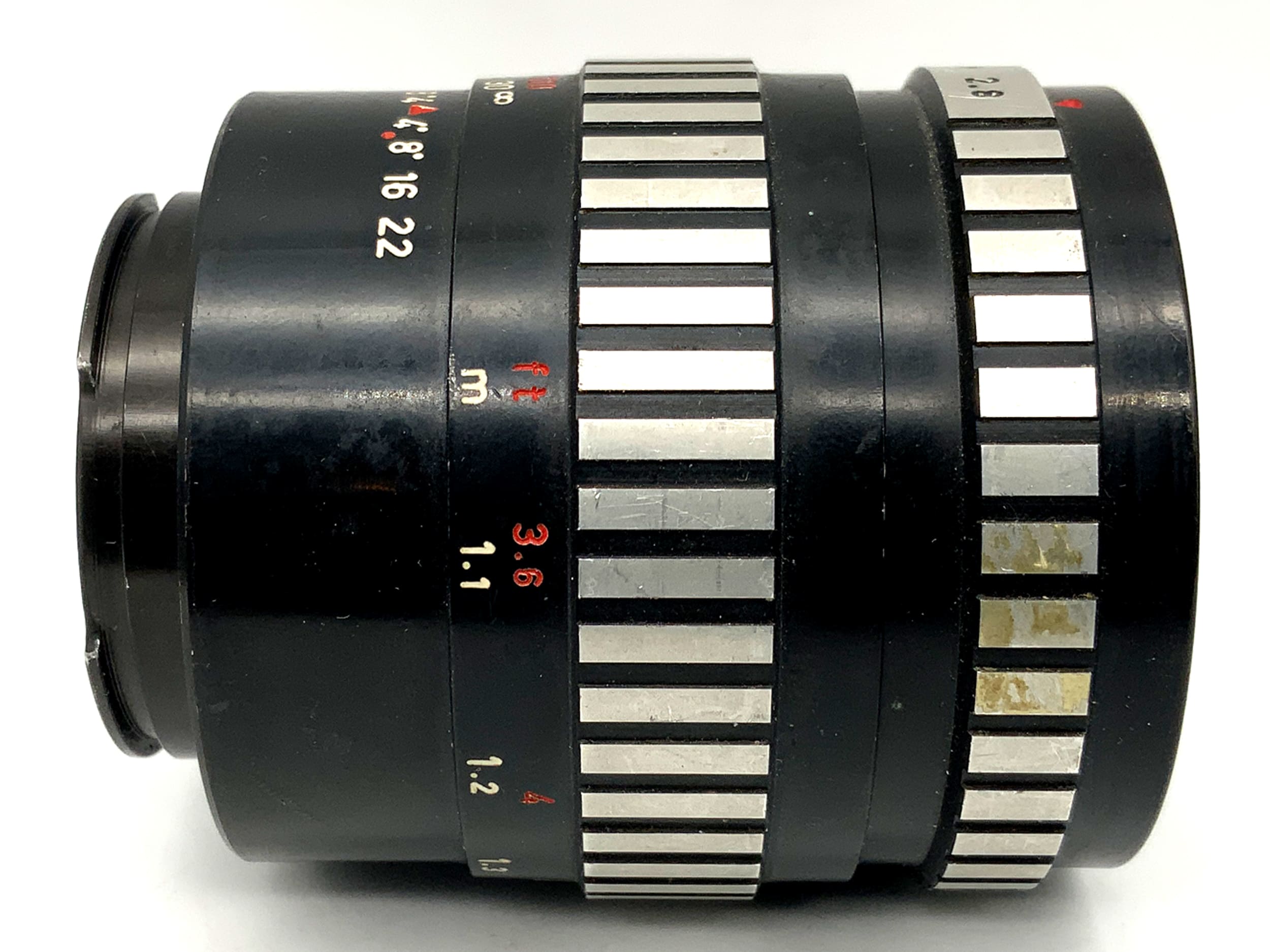 Meyer Optik Görlitz Orestor Zebra 100mm 1:2.8 Objektiv Festbrennweite (Exa)