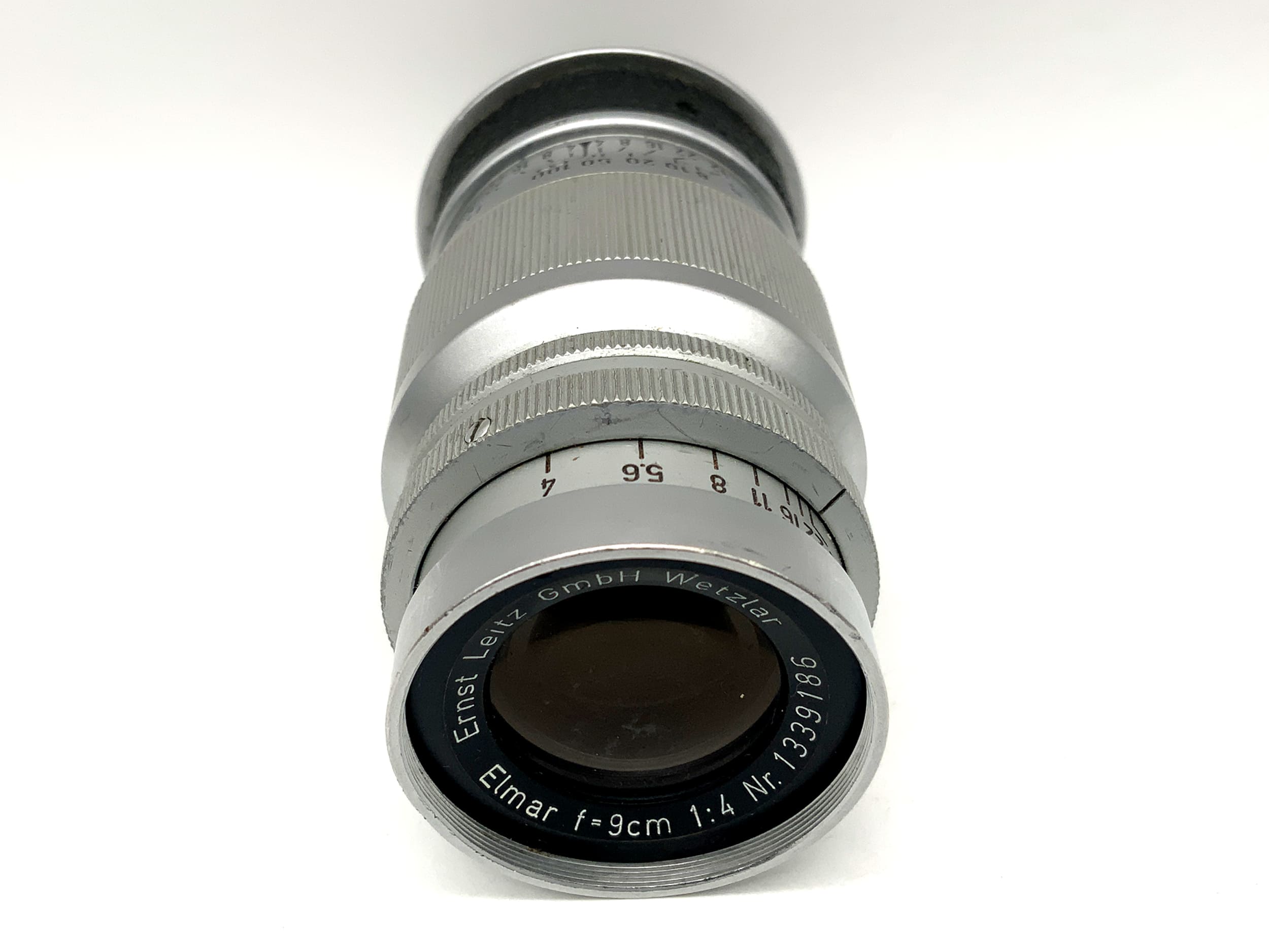 Ernst Leitz Wetzlar Elmar LTM 9 cm 90 mm 1:4 Objectif principal (M39)