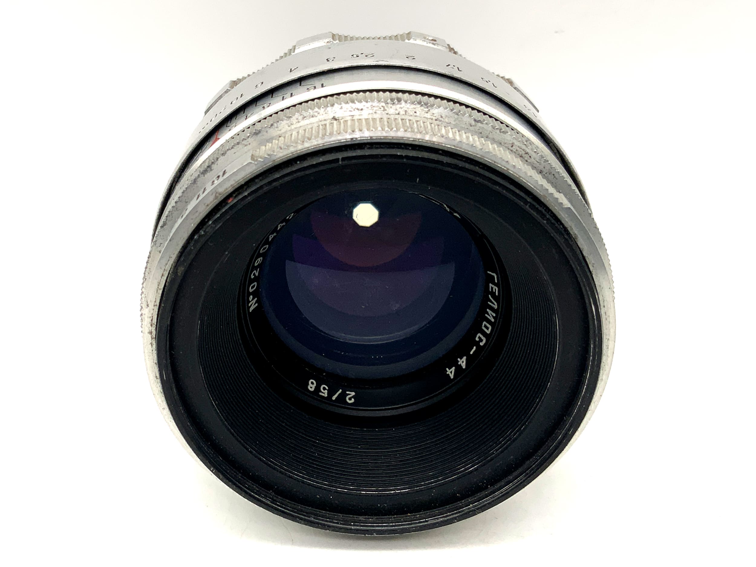 Objectif fixe KMZ Helios-44 58 mm 1:2 (M39)