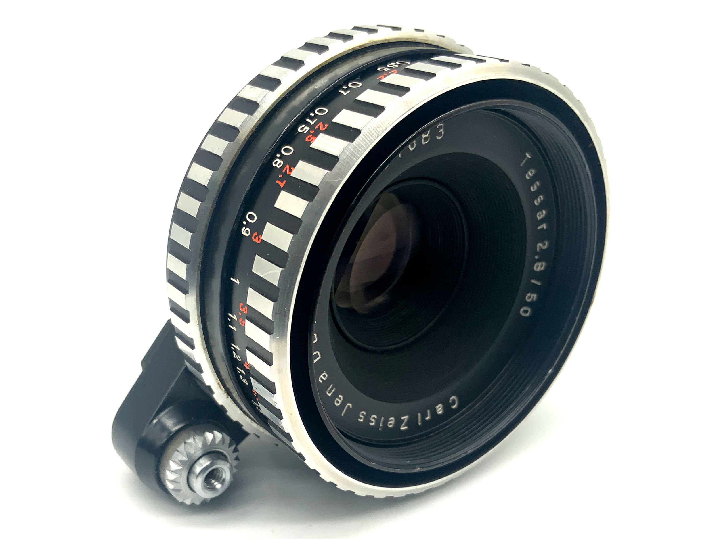 Carl Zeiss Jena Tessar 50mm 1:2.8 Zebra Festbrennweite (EXA) !Text lesen!