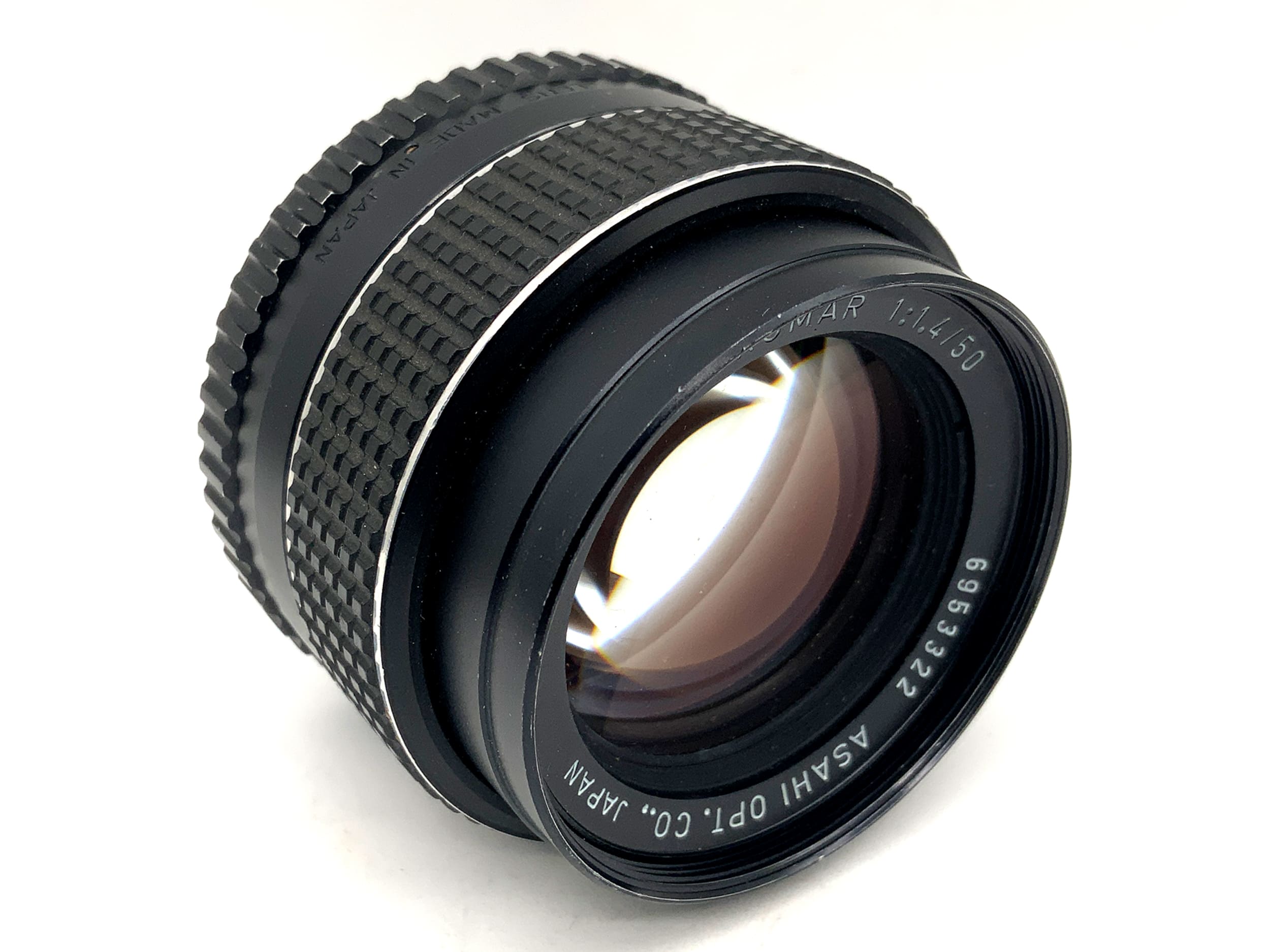 Objectif fixe Asahi Pentax SMC Takumar 50mm 1:1.4 (M42)