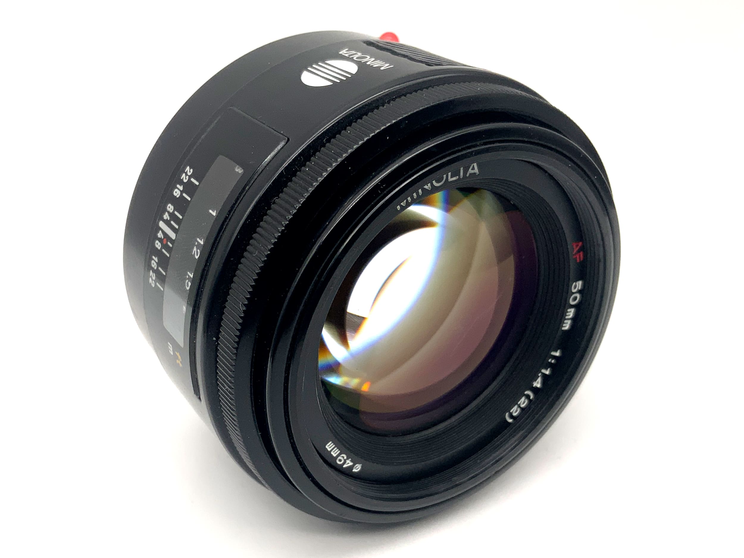 Objectif Minolta 50 mm 1:1.4(22) AF à focale fixe autofocus (Minolta AF/Sony A)