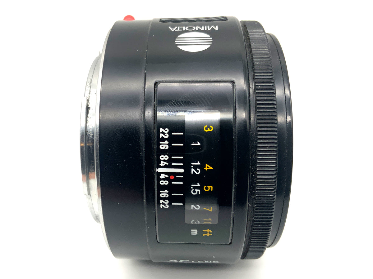 Objectif Minolta 50 mm 1:1.4(22) AF à focale fixe autofocus (Minolta AF/Sony A)