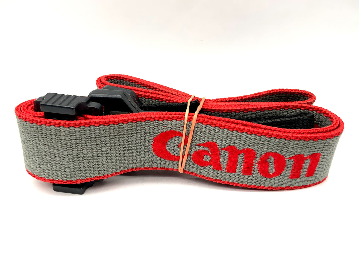 Canon Kameragurt grau/rot ca. 30mm
