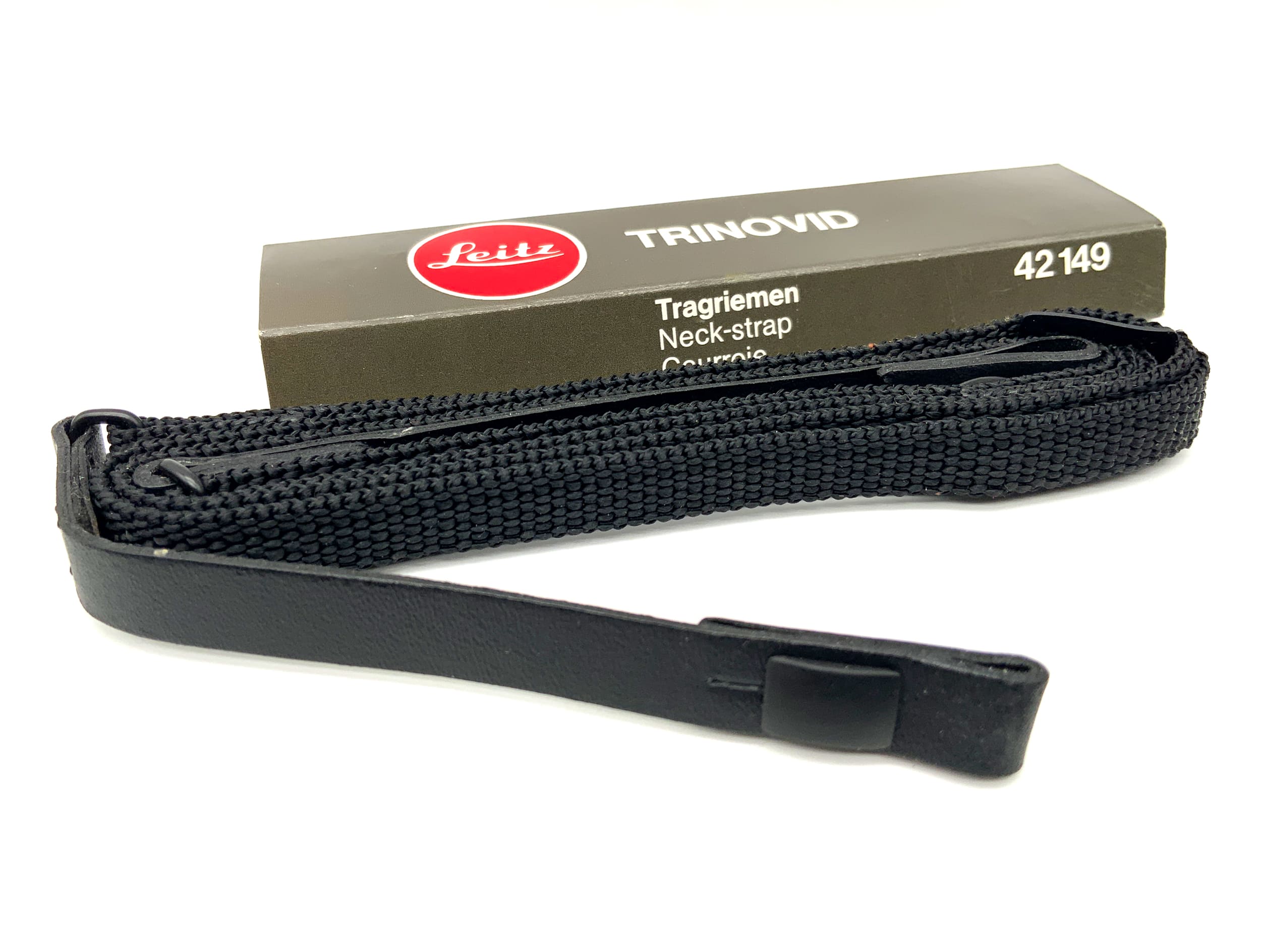 Leica Trinovid camera strap, black, approx. 11mm