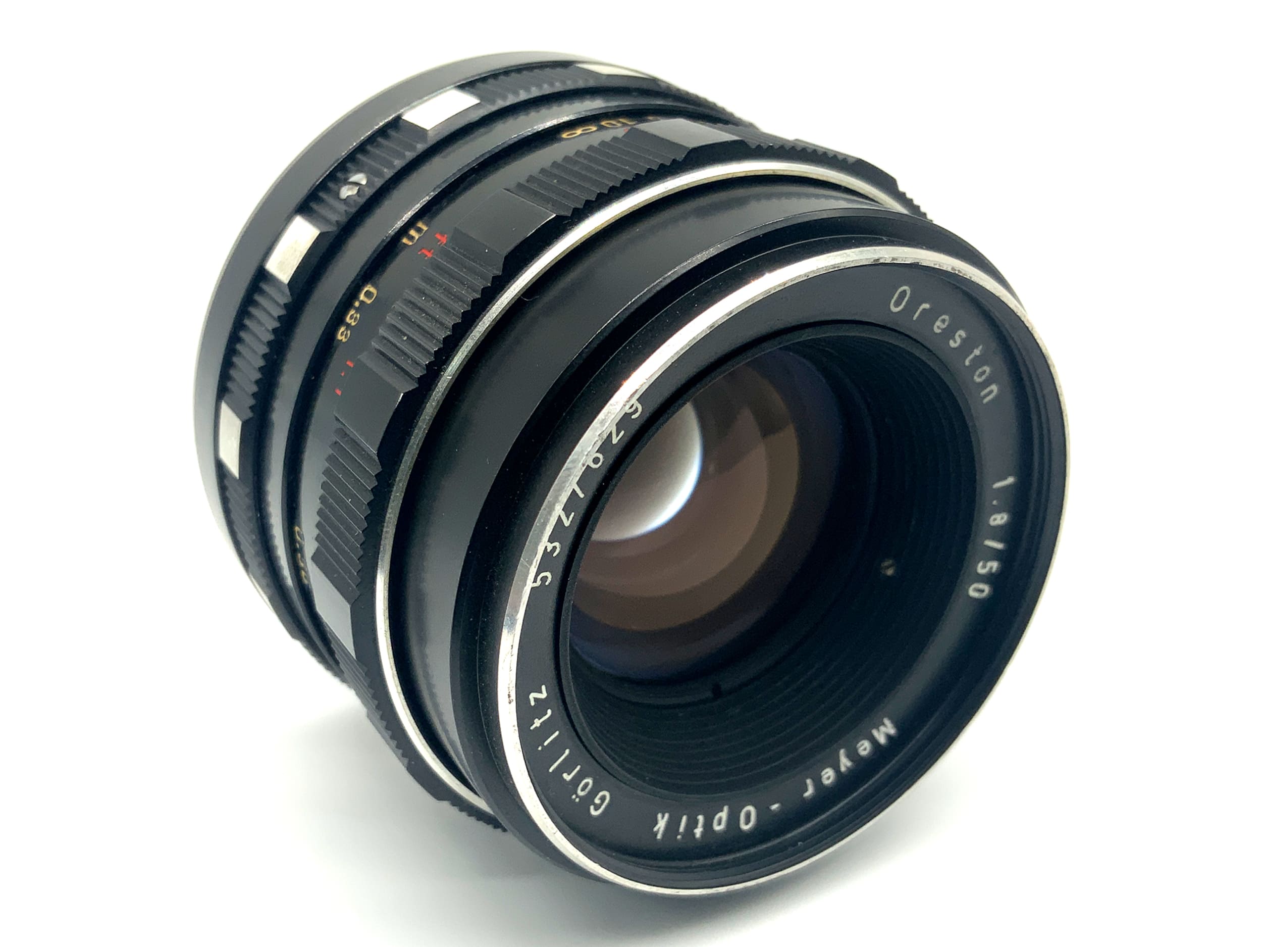 Meyer Optik Görlitz Oreston 50mm 1:1.8 Objektiv Festbrennweite (M42) Pilz!
