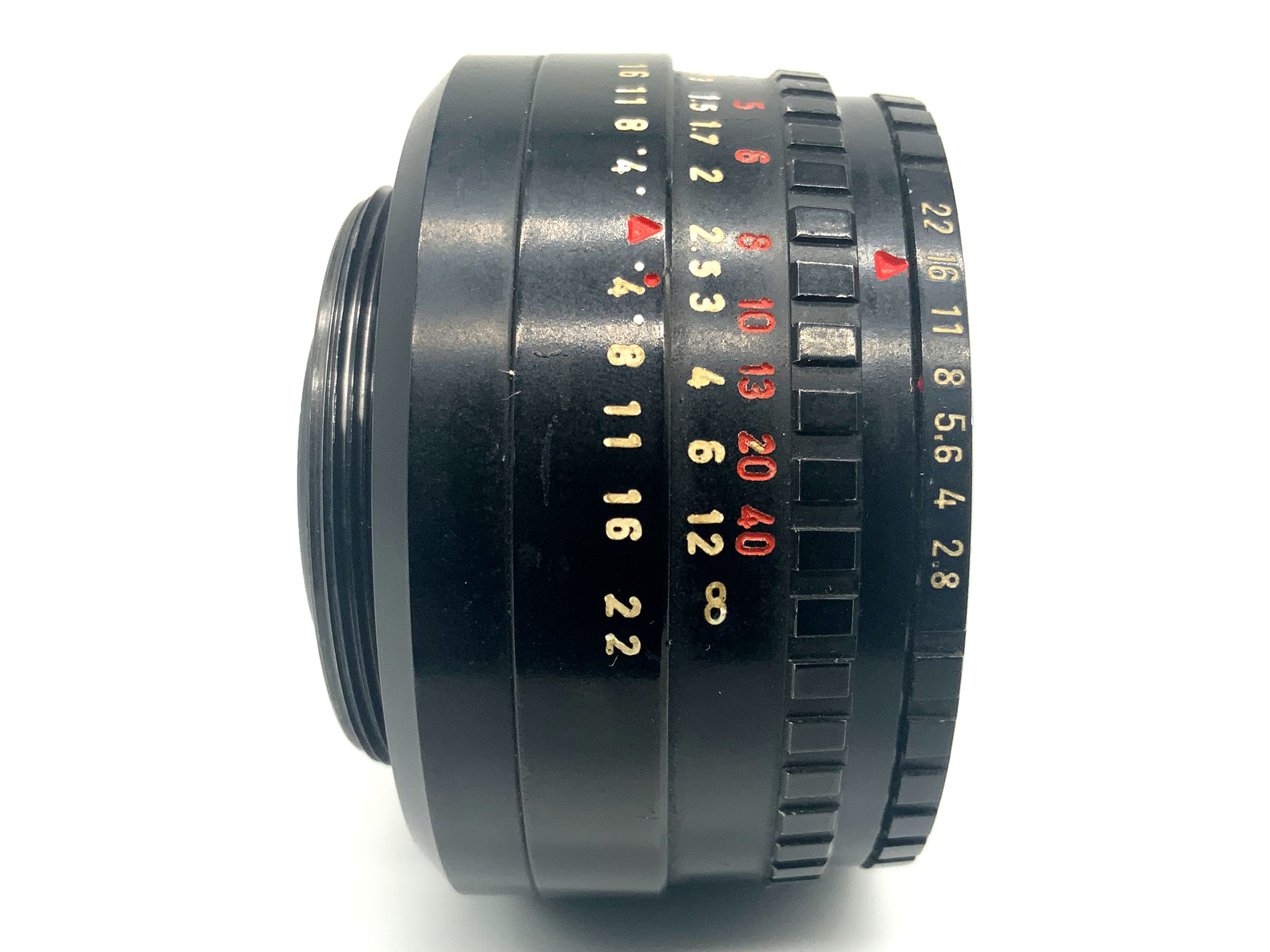 Pentaflex Color 50mm 1:2,8 Objektiv Festbrennweite (M42)
