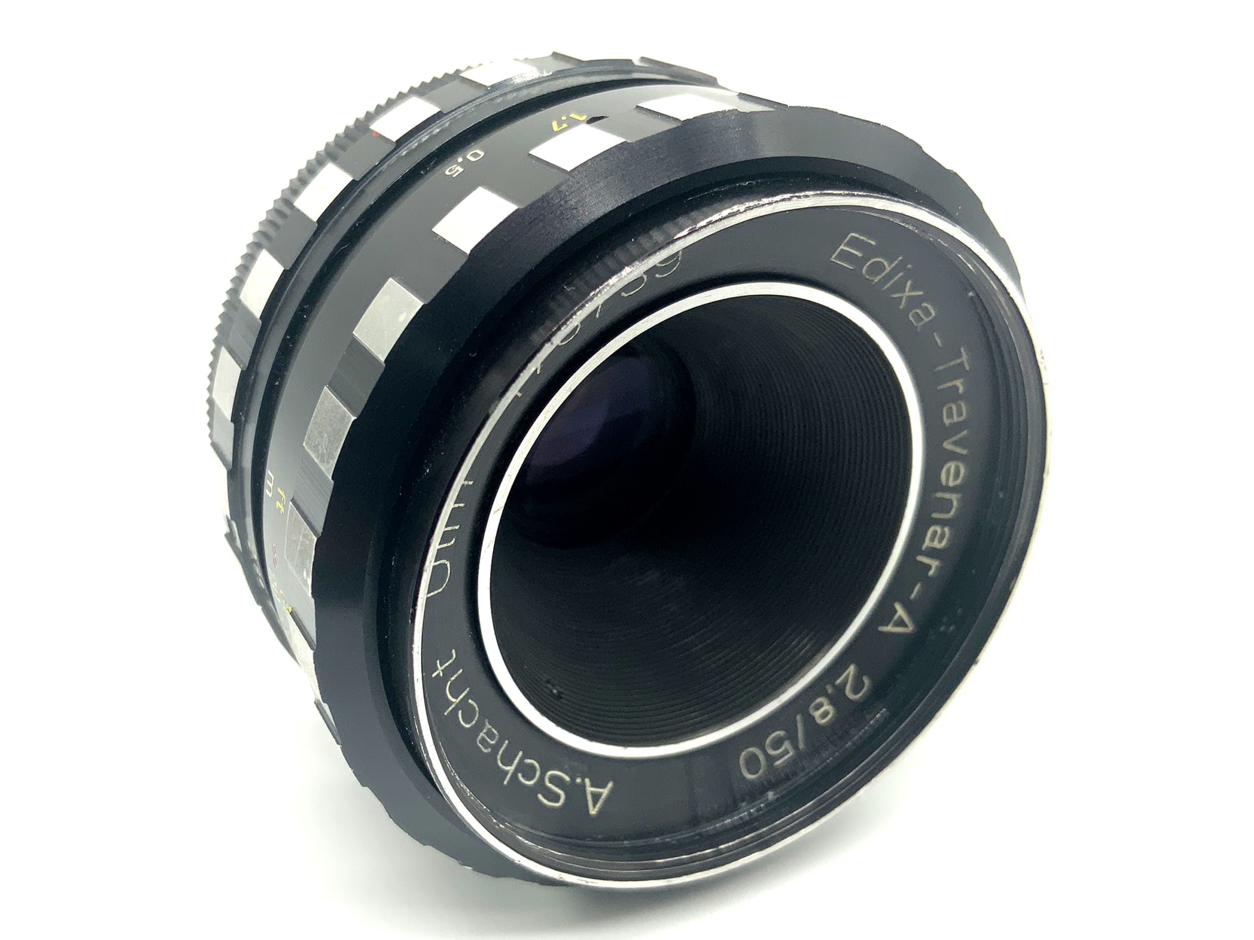 Edixa A.Schacht Ulm Travenar A 50mm 1:2.8 Objektiv Festbrennweite (M42)